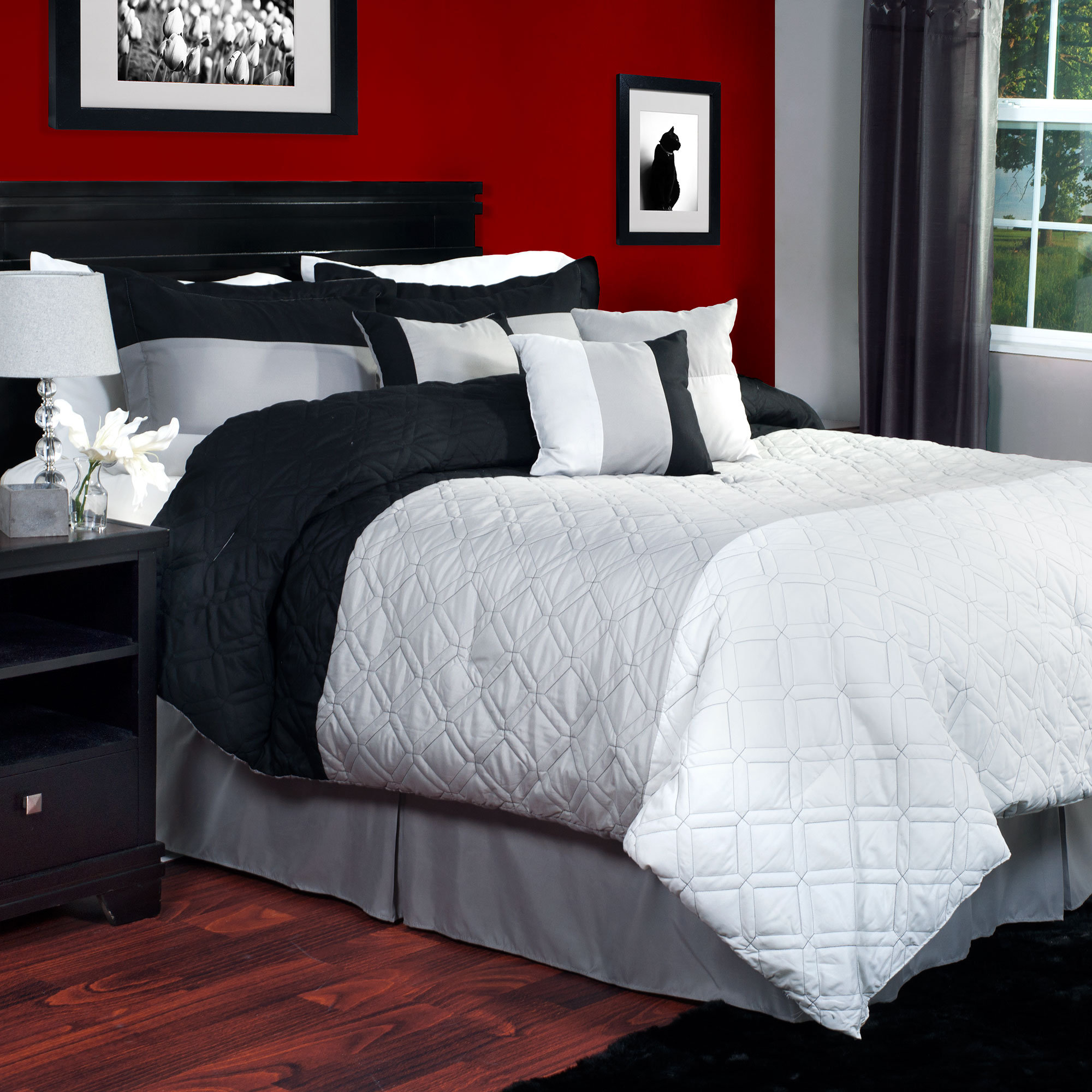 Lavish Home Emma 7 Piece Comforter Set Reviews Wayfair Lavish Home Emma 7 Piece Comforter Set