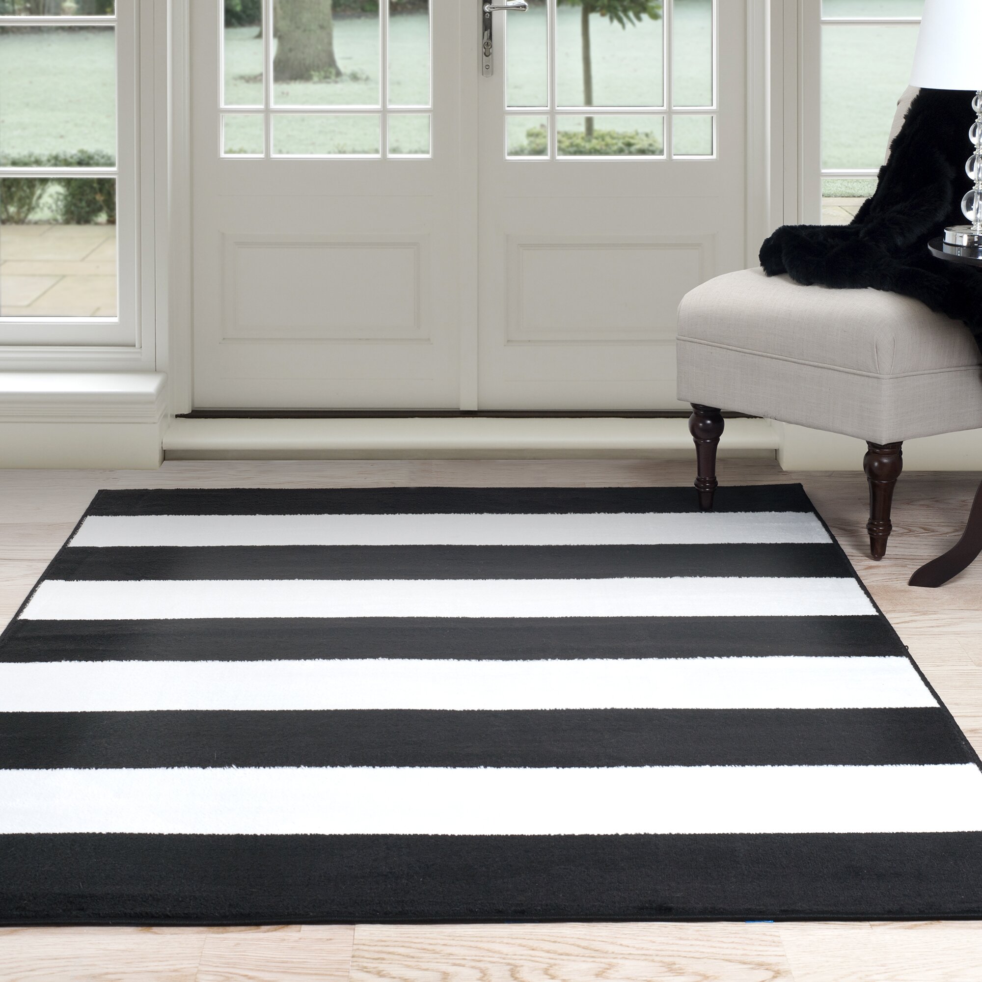 black white area rugs