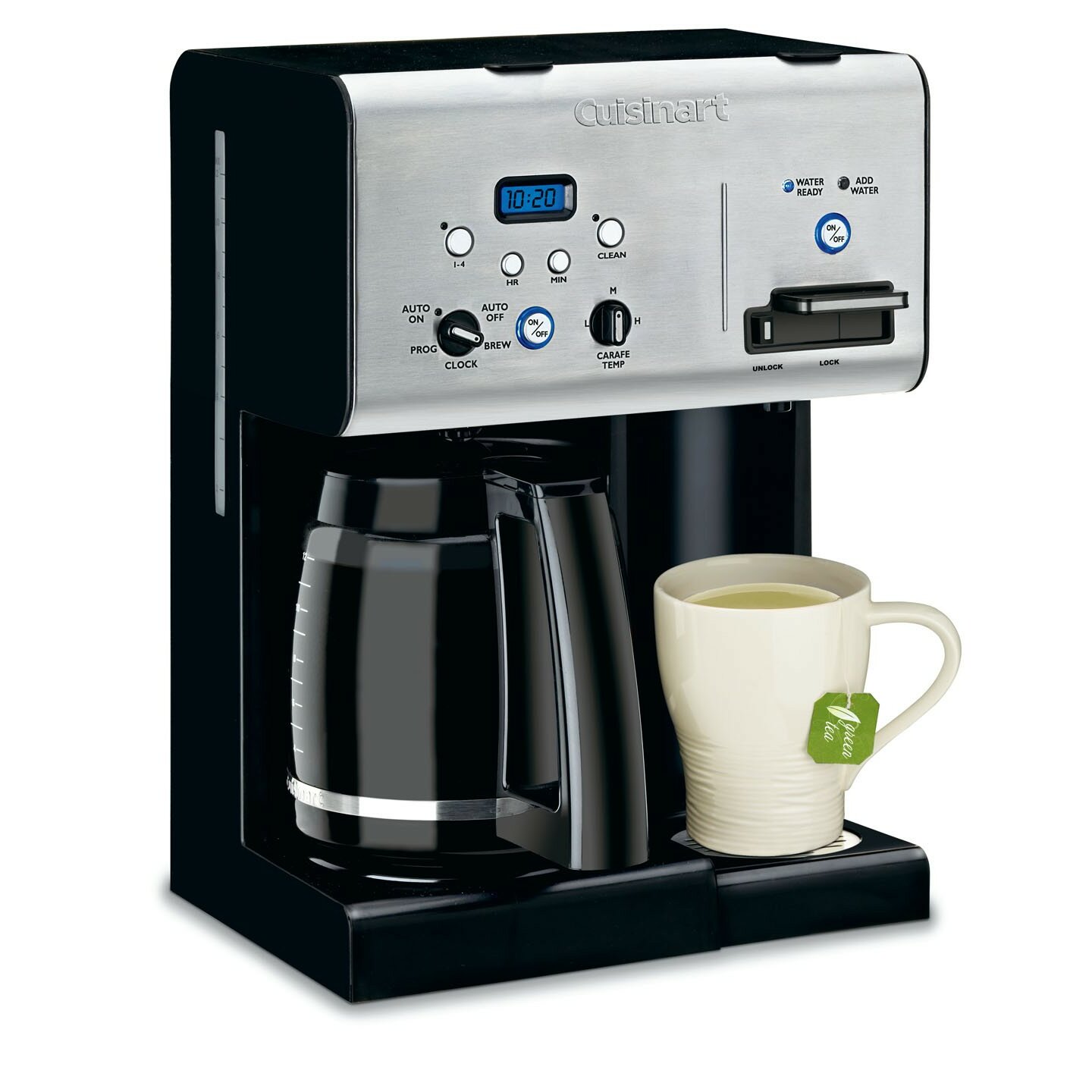 Cuisinart Programmable 12 Cup Coffee Maker with Hot Water ...