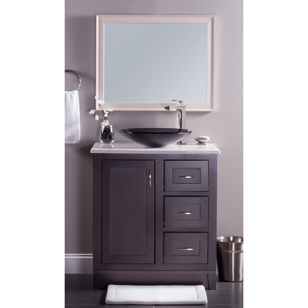 Novatto Low Profile Glass Vessel Bathroom Sink & Reviews Wayfair