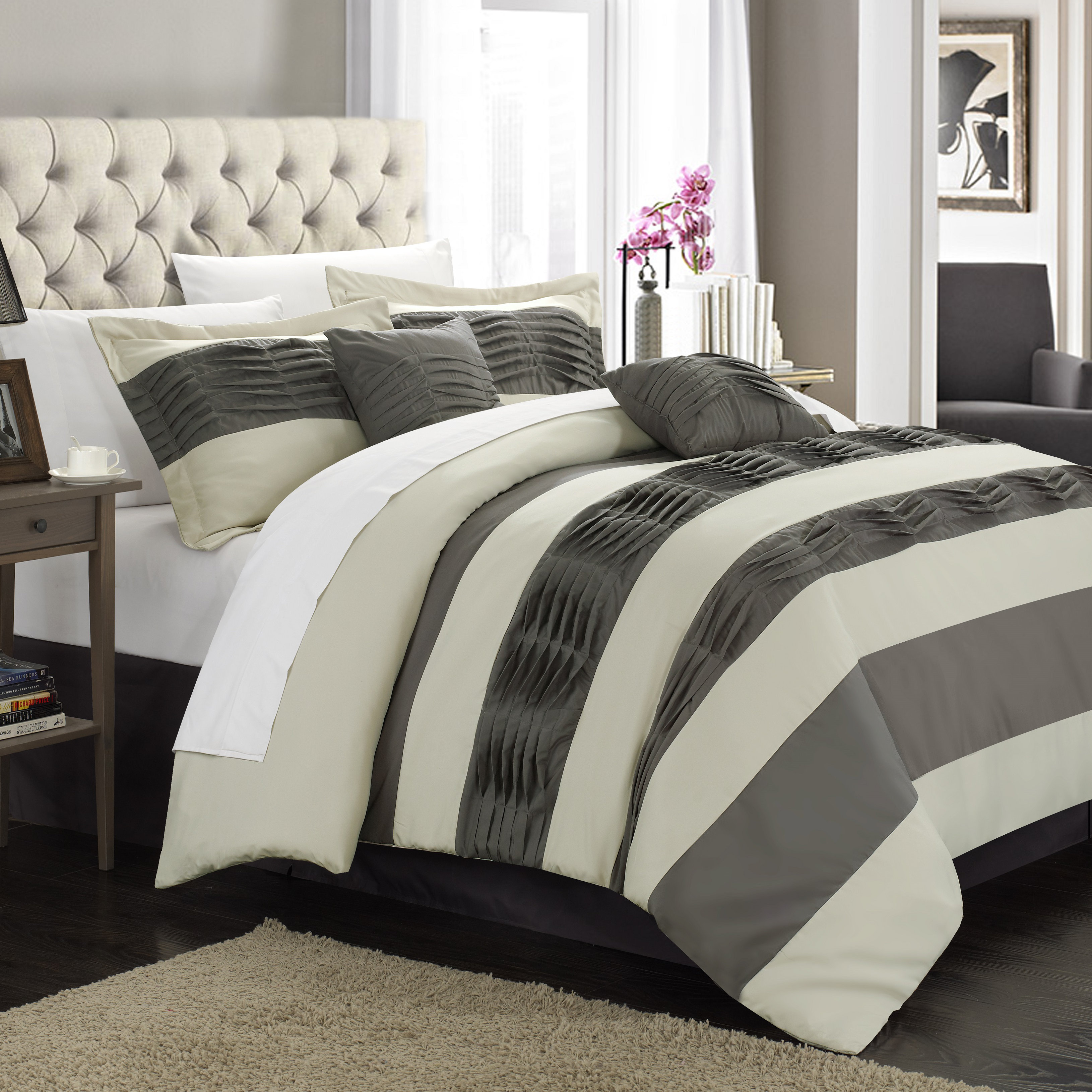 Chic Home Park Lane 6 Piece Comforter Set & Reviews Wayfair