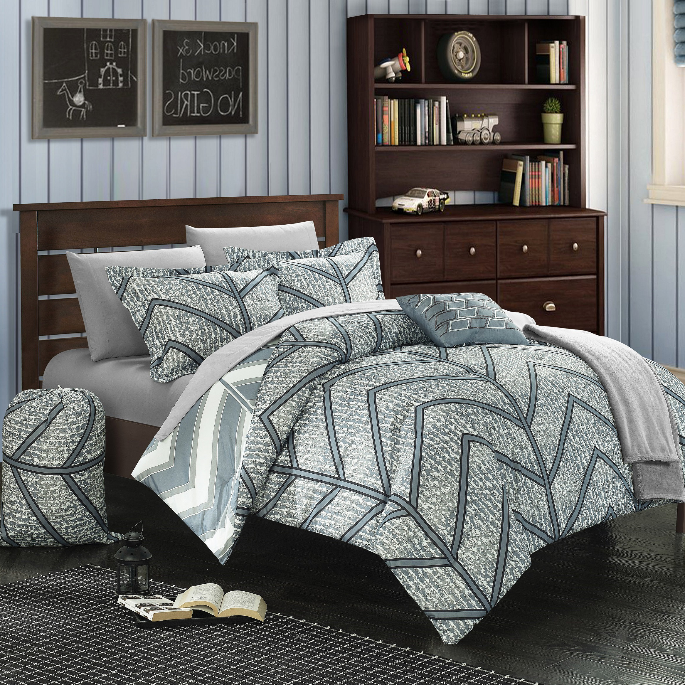Chic Home Laredo 8 Piece Twin XL Comforter Set & Reviews Wayfair