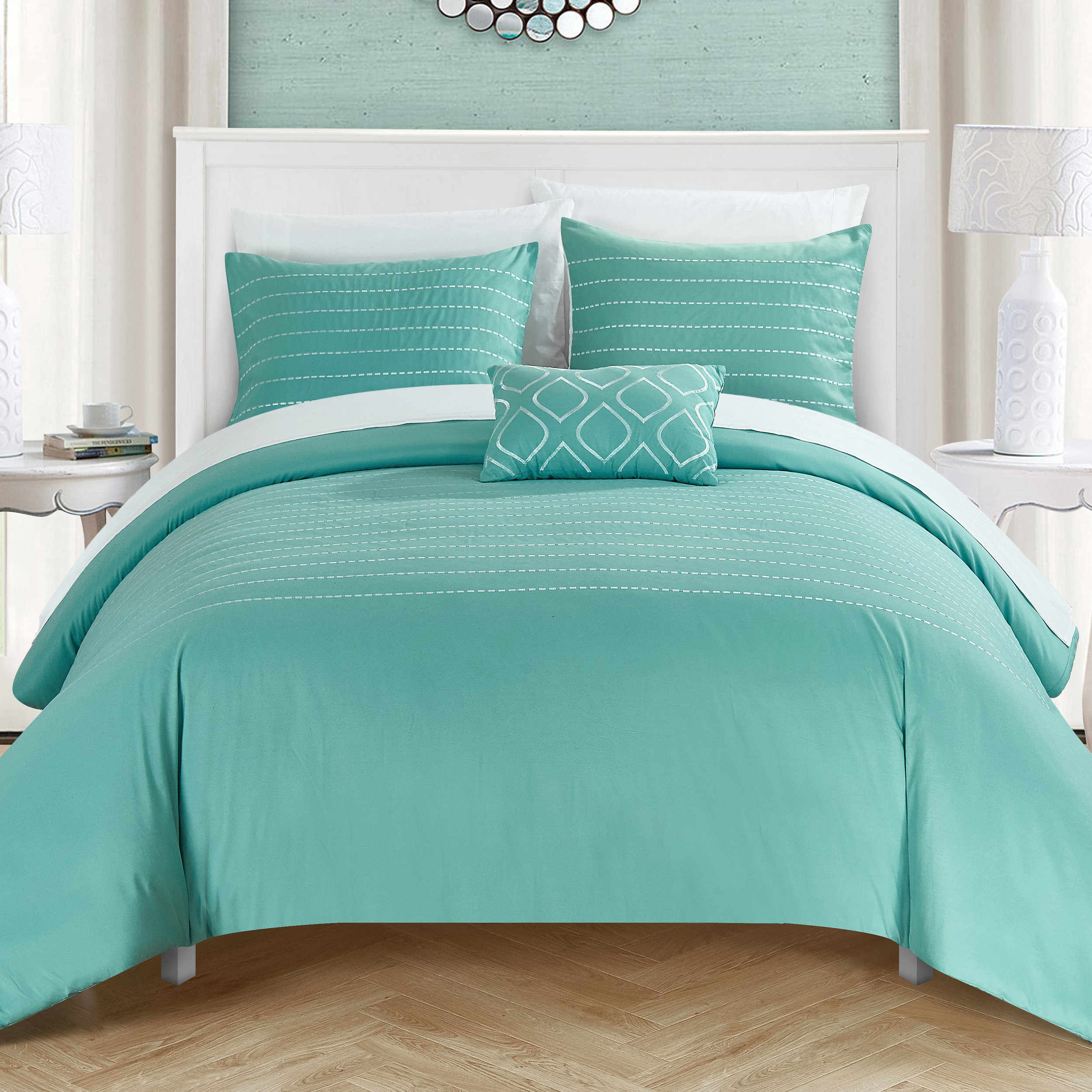 8 Piece Duvet Cover Set The Duvets Chic Home Bea 8 Piece Duvet Cover Set Reviews Wayfair