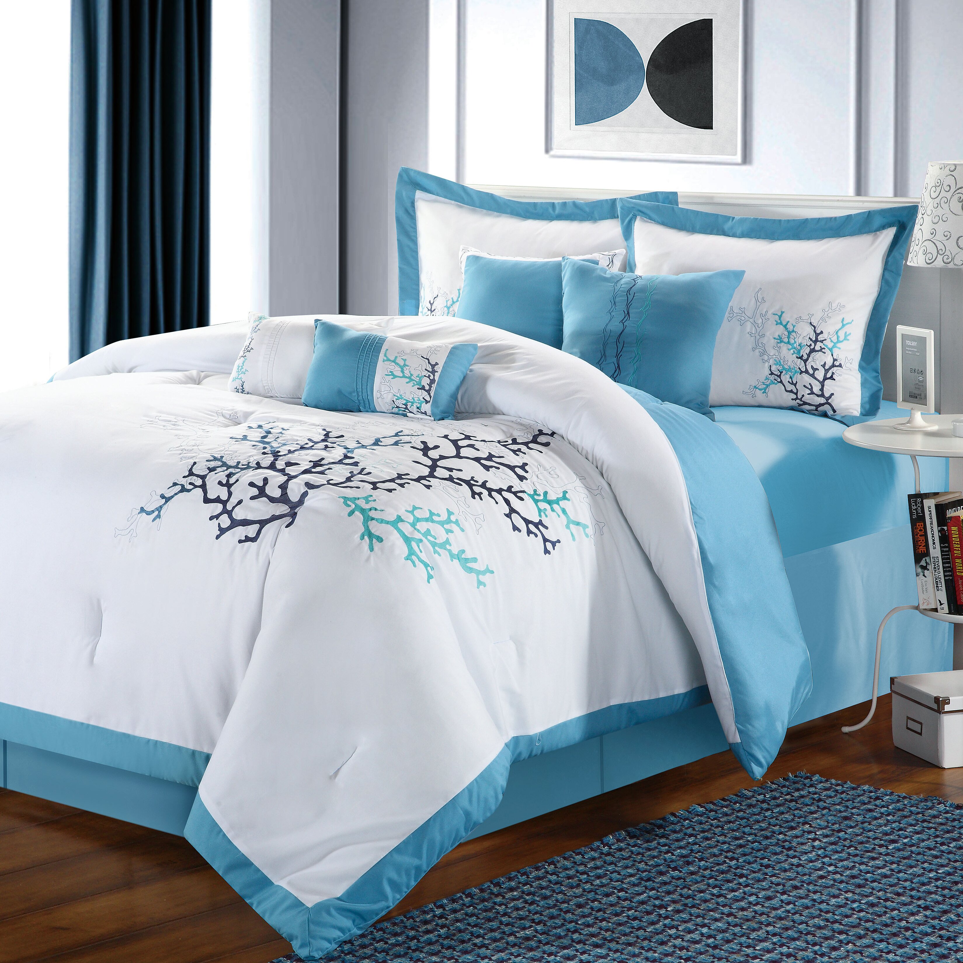 Chic Home Coral Reef 8 Piece Comforter Set | Wayfair