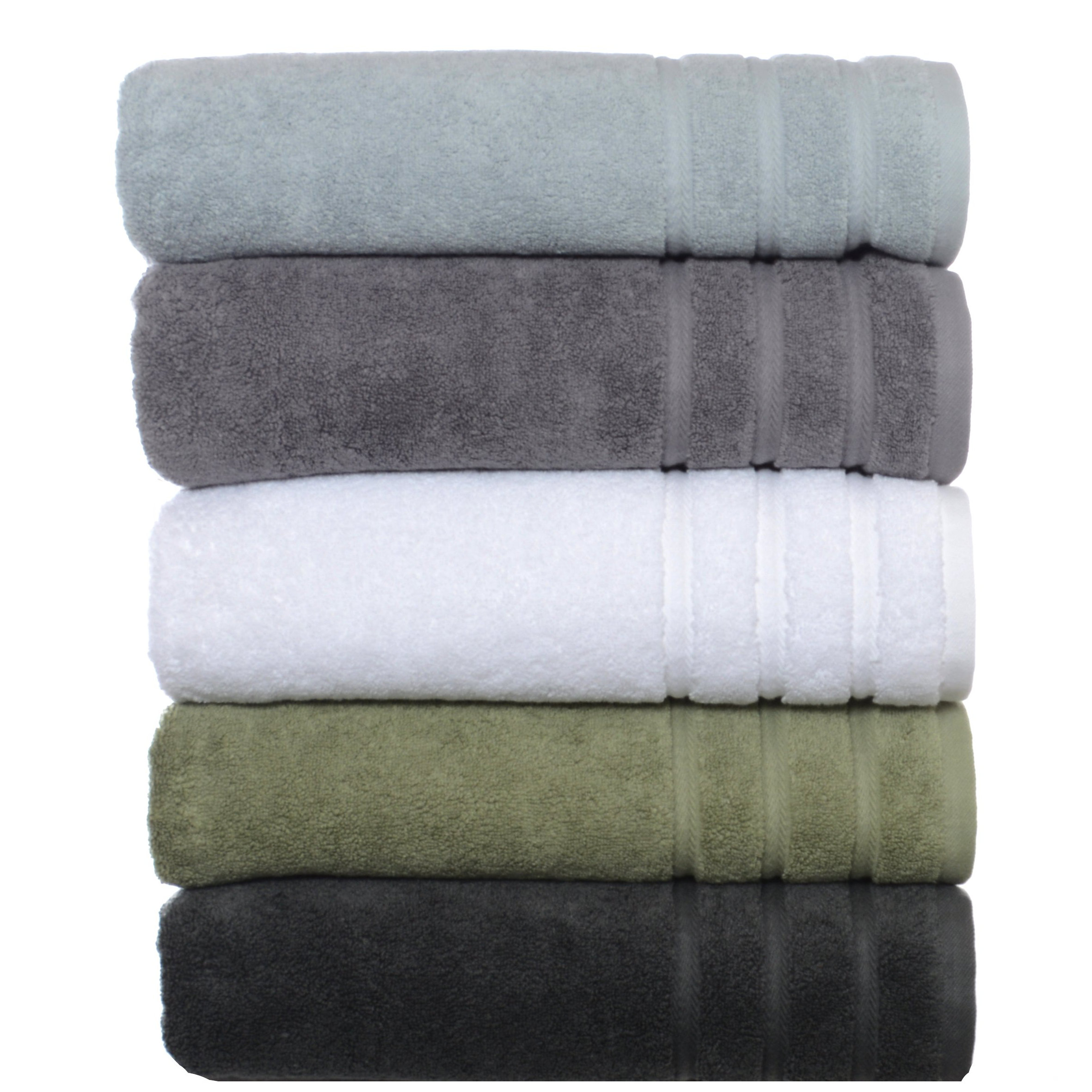 Vera Twill Stripe 3 Piece Bath Towel Set Reviews Wayfair Vera Twill Stripe 3 Piece Bath Towel Set