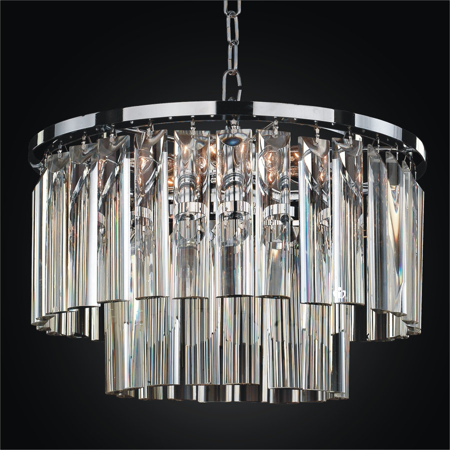 Glow Lighting Wind Chime 5 Light Crystal Chandelier Reviews Glow Lighting Wind Chime 5 Light Crystal Chandelier