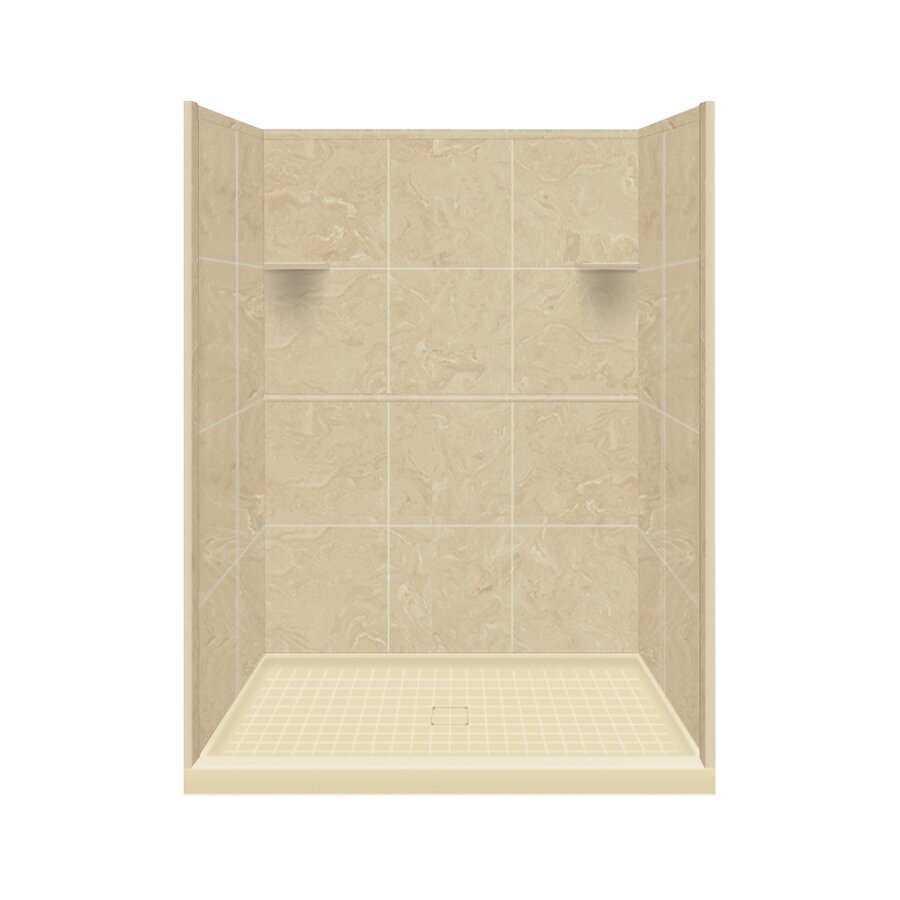 Samson Solid Surface Three Panel Shower Wall Kit & Reviews  Wayfair interior design, design, interior, photos, and home design Solid Surface Shower Walls 900 x 900