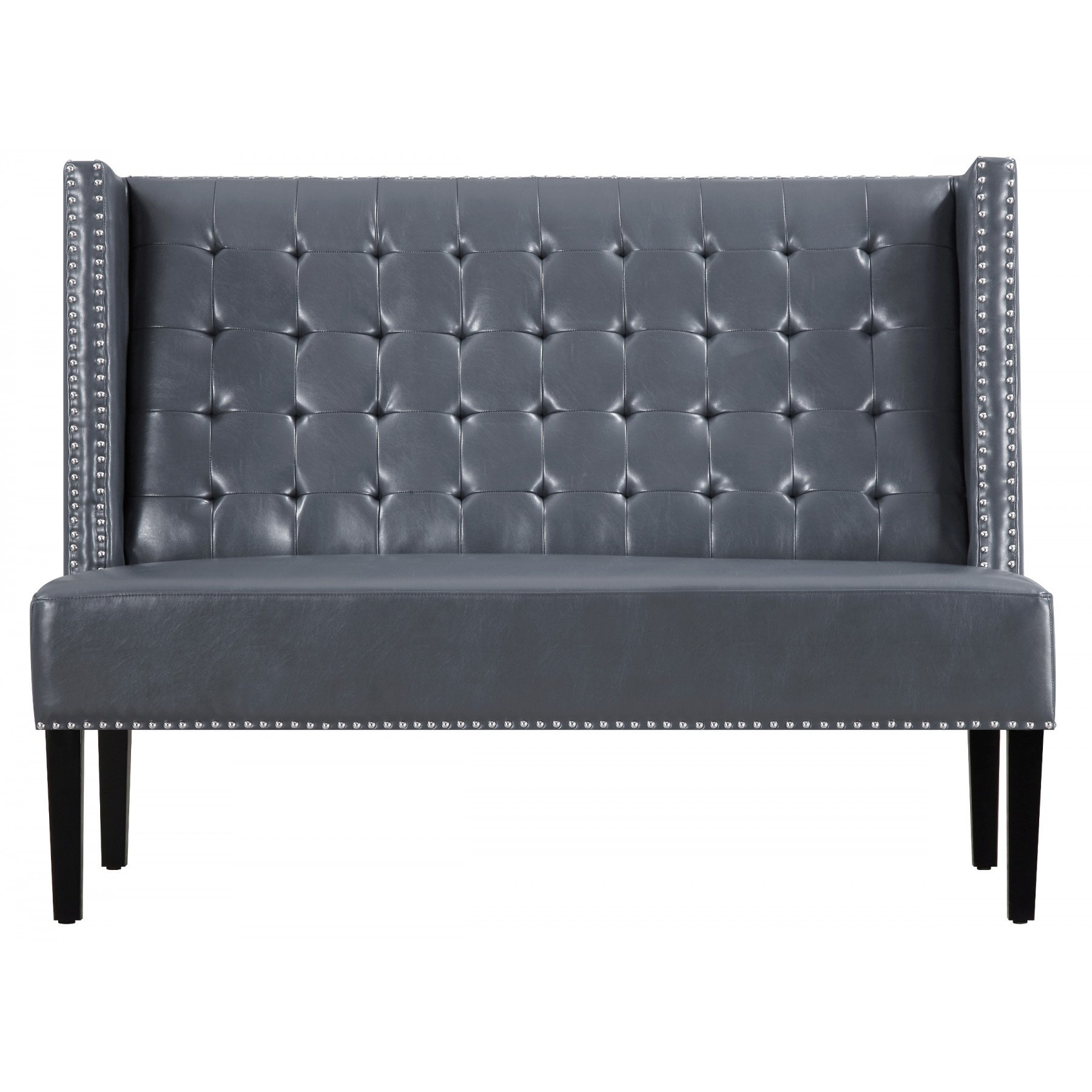 TOV Halifax Faux Leather Banquette Entryway Bench & Reviews Wayfair