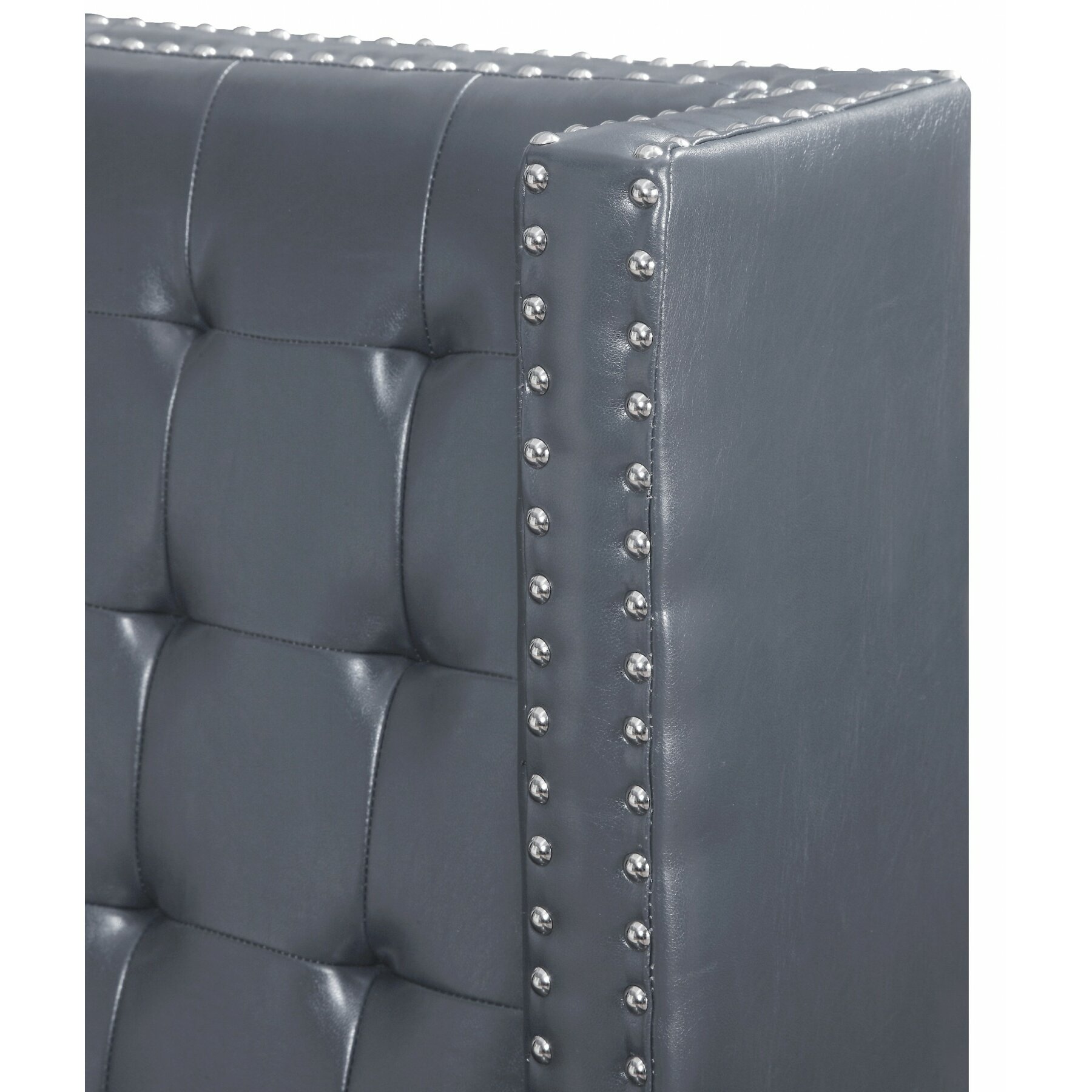 TOV Halifax Faux Leather Banquette Entryway Bench & Reviews