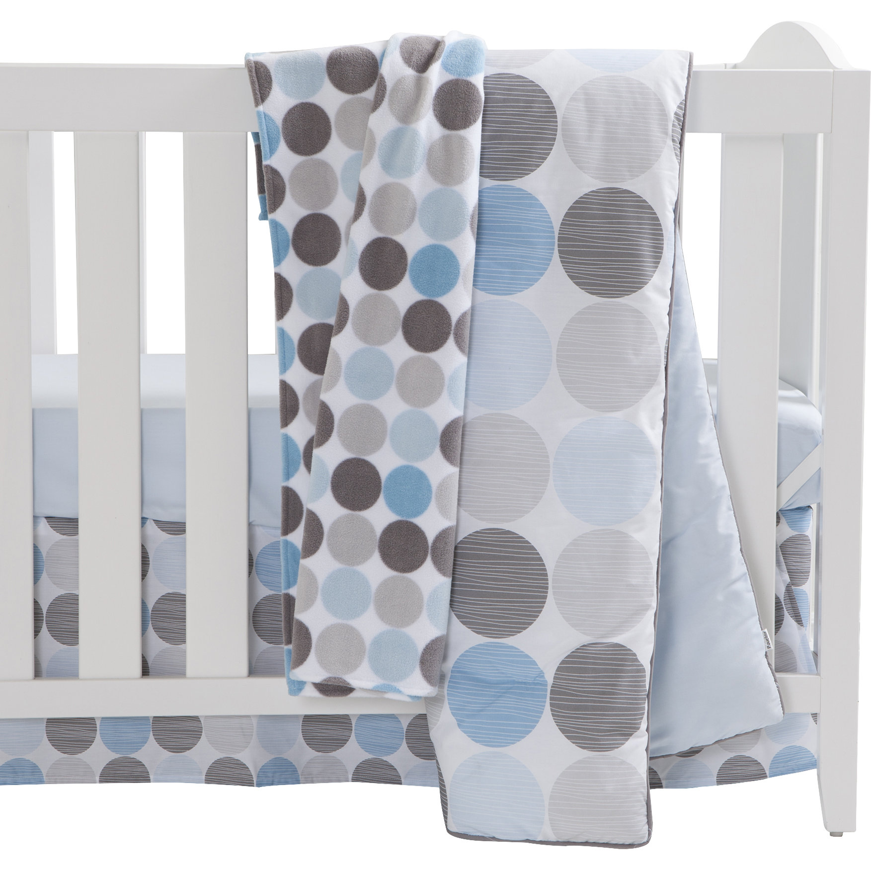South Shore Blue 4 Piece Crib Bedding Set & Reviews Wayfair