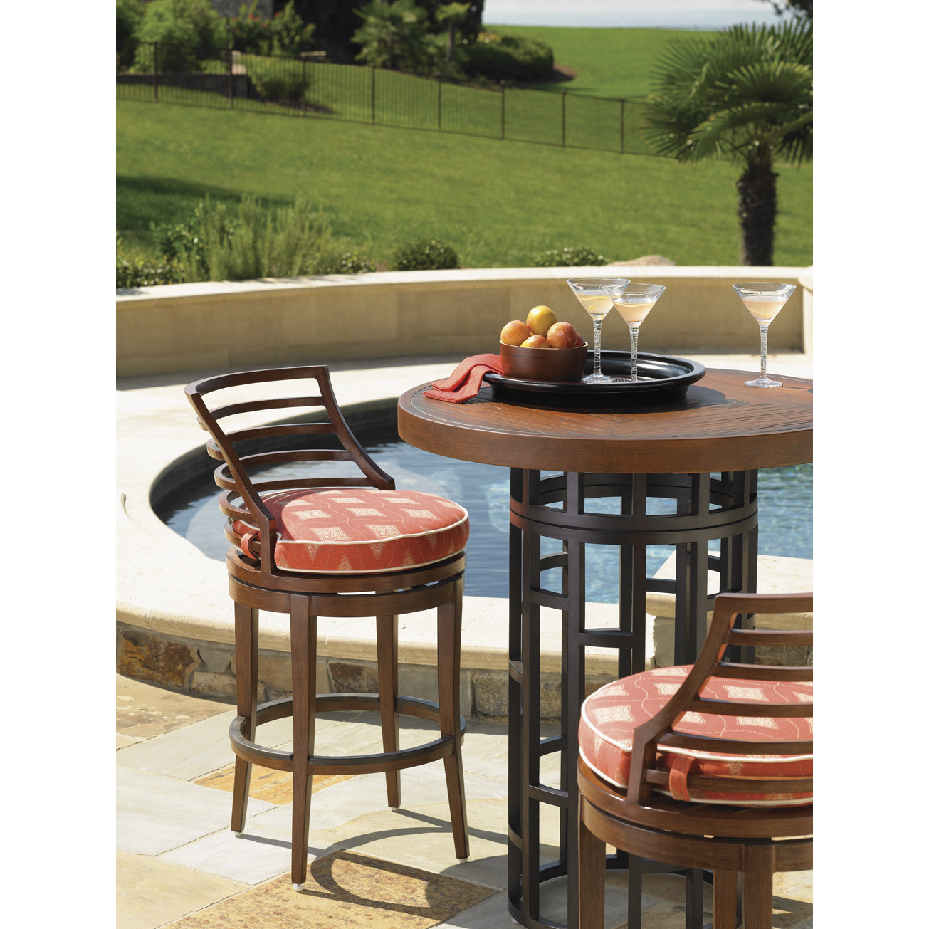 Tommy Bahama Outdoor Ocean Club Resort Bar Table & Reviews Wayfair
