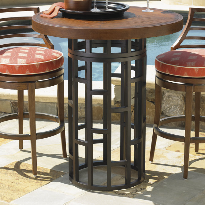 Tommy Bahama Outdoor Ocean Club Resort Bar Table & Reviews Wayfair