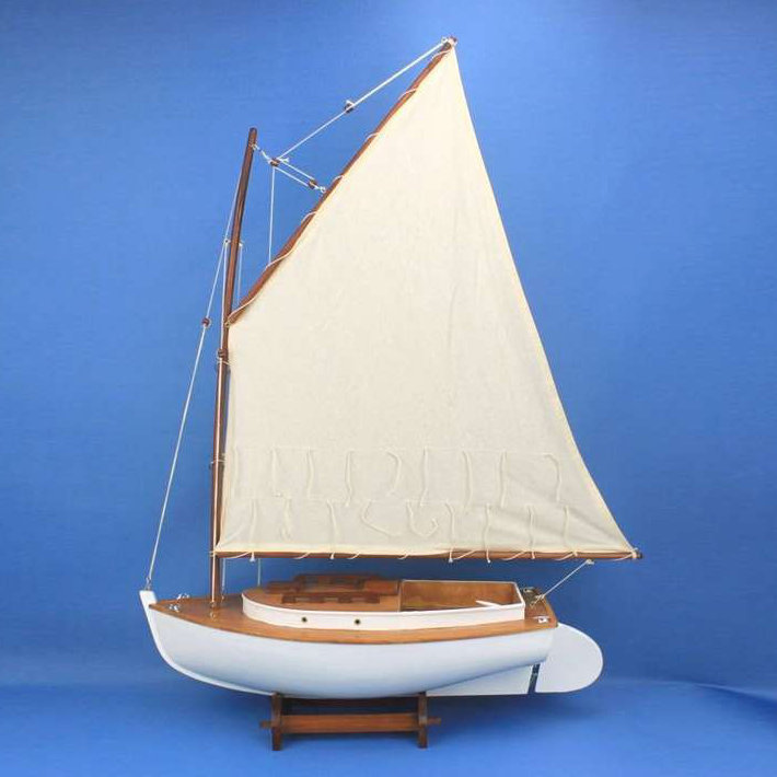 Handcrafted Nautical Decor Cape Cod Cat Limited Sail Model Boat Wayfair
