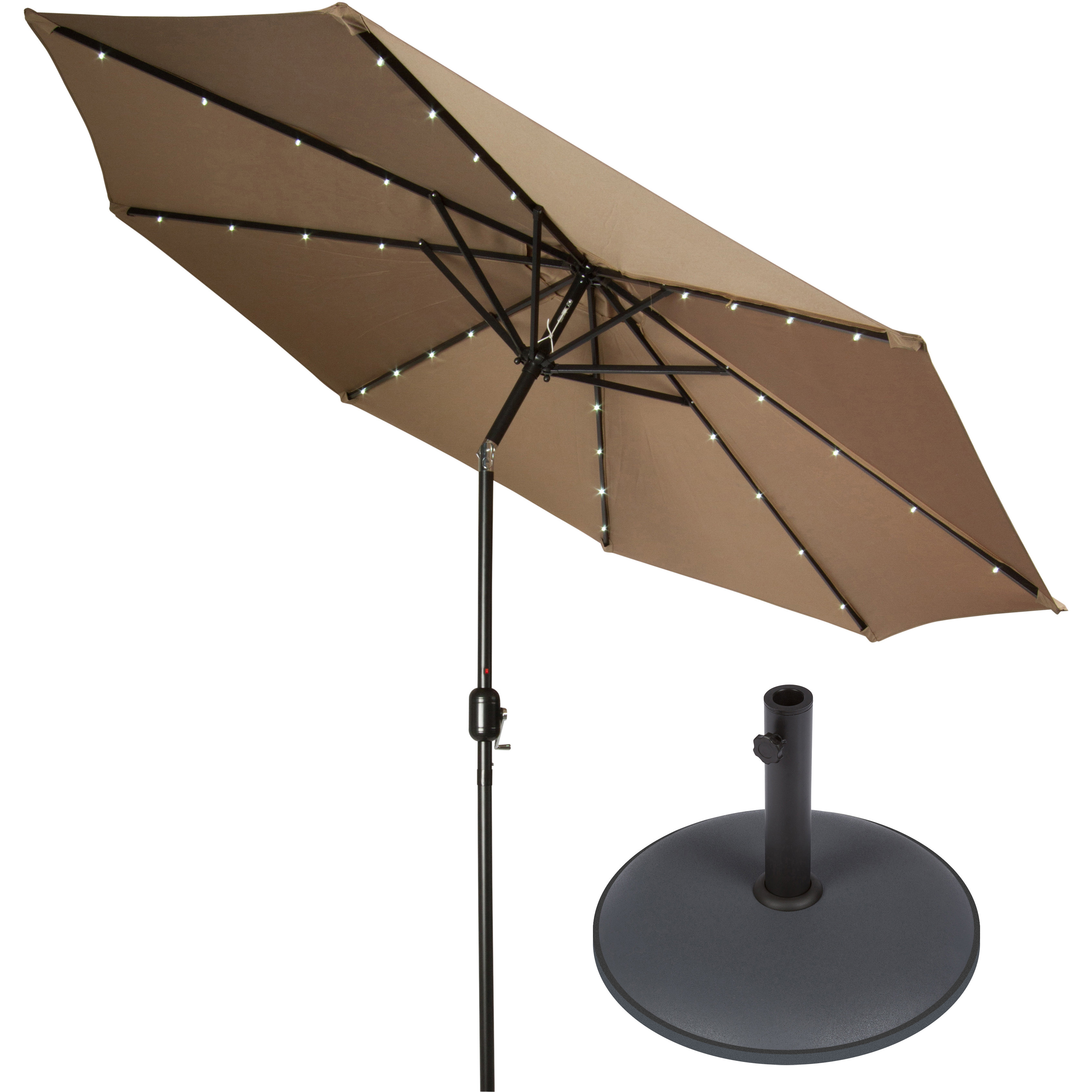 10' Illuminated Umbrella & Reviews Joss & Main