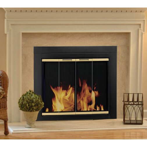 How does the Pleasant Hearth fireplace work?
