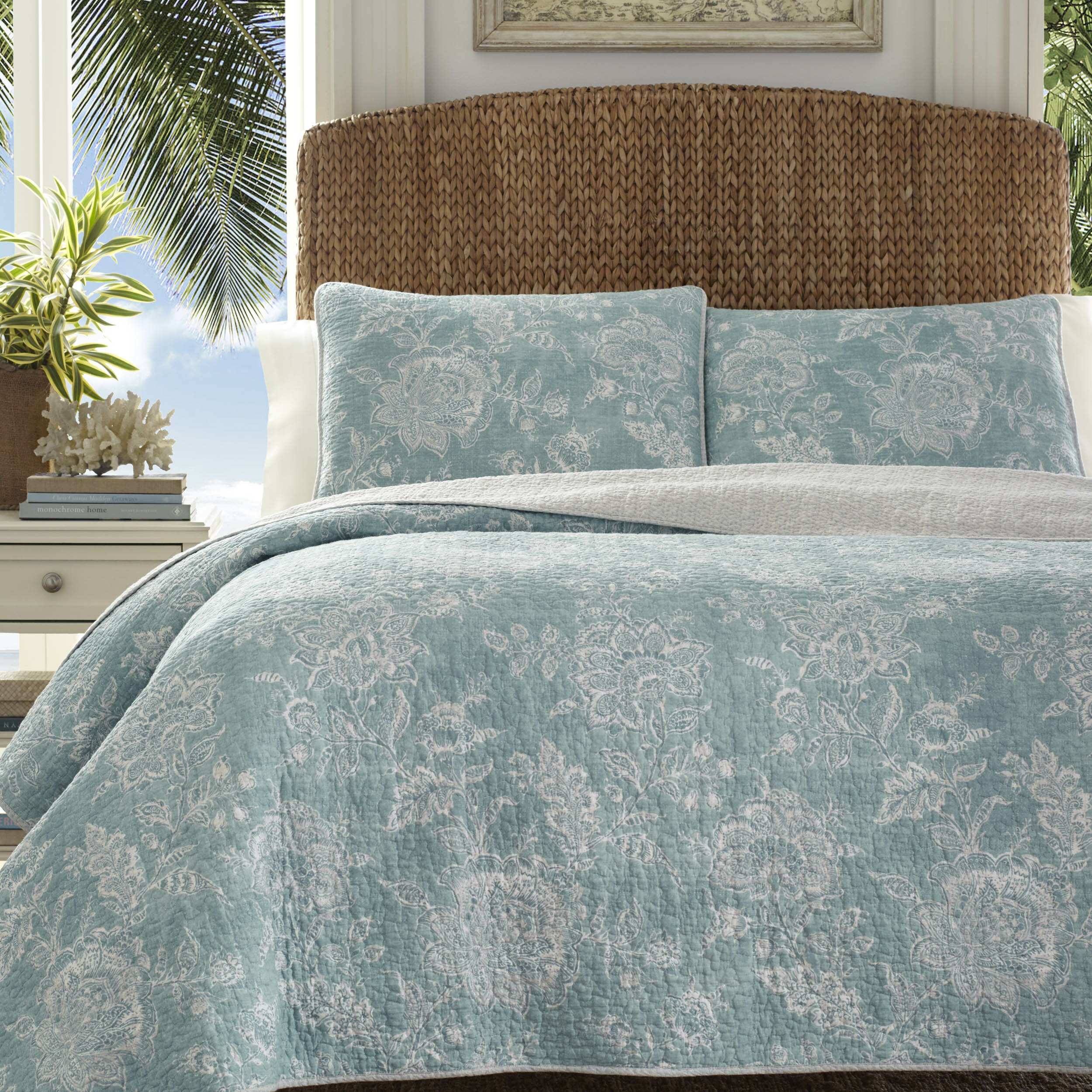 Tommy Bahama Bedding Tidewater Jacobean Quilt Set & Reviews | Wayfair