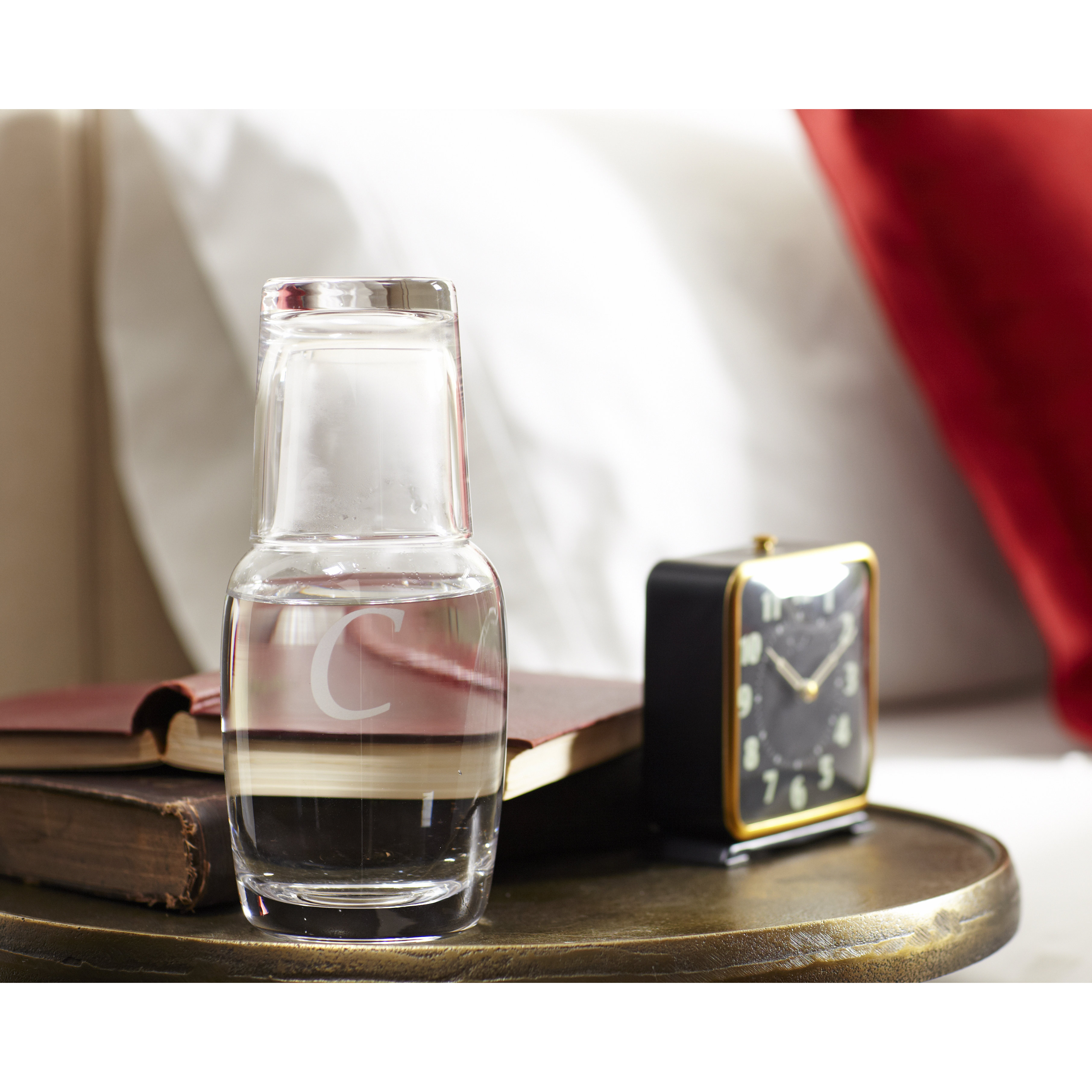 Birch Lane Monogrammed Nightstand Carafe & Reviews Birch Lane