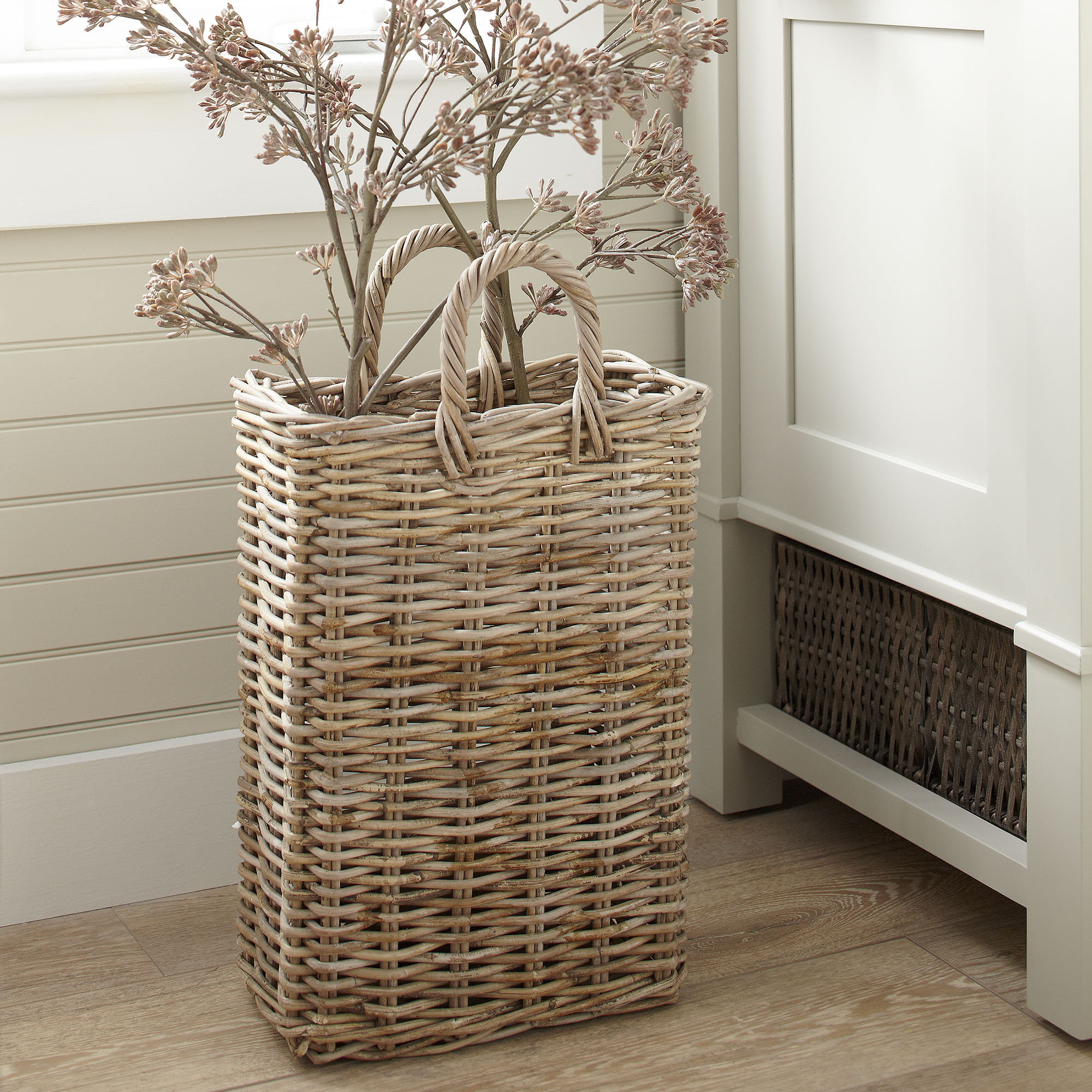 Birch Lane Tall Wicker Storage Basket & Reviews Birch Lane