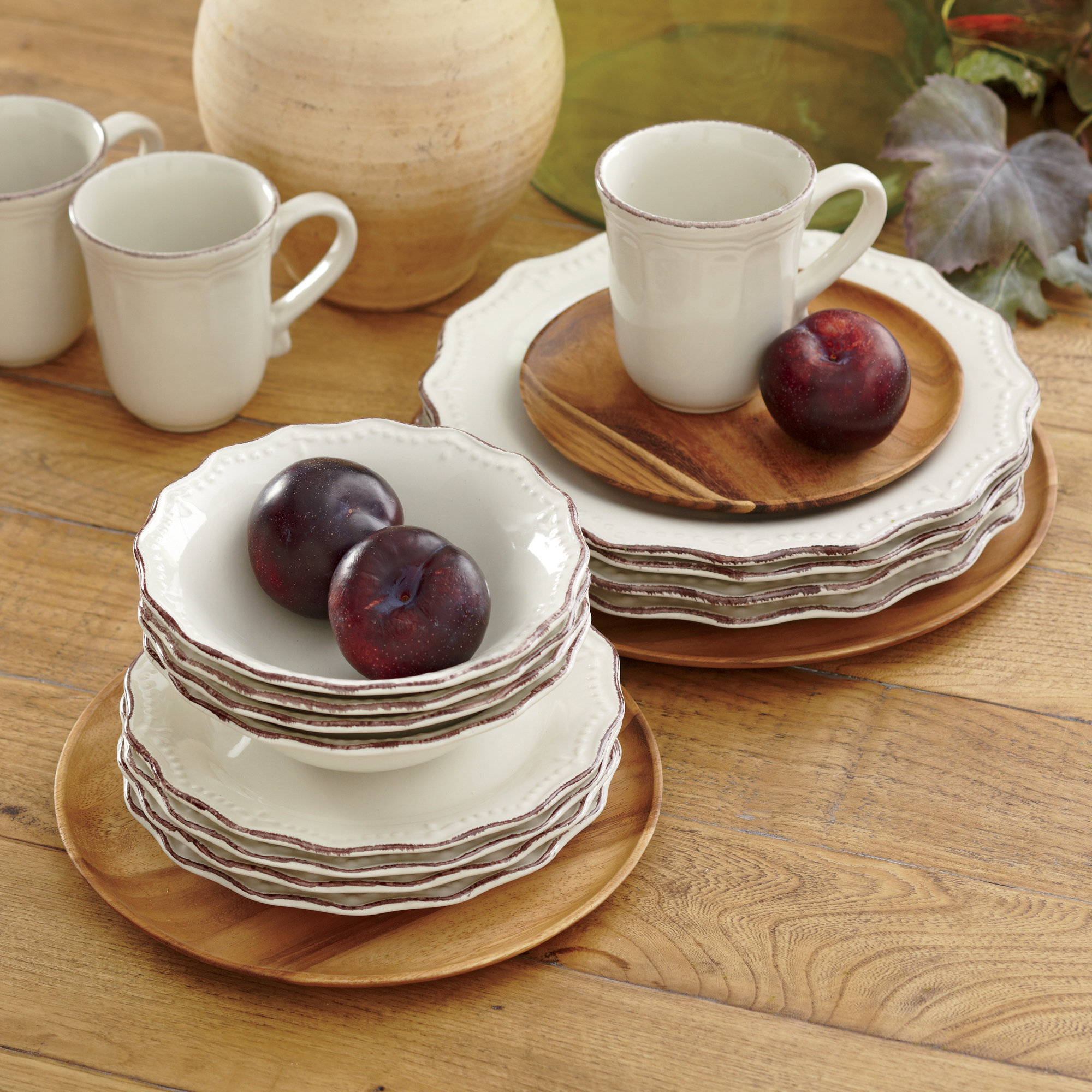 Birch Lane Celeste 24Piece Dinnerware Set & Reviews Birch Lane