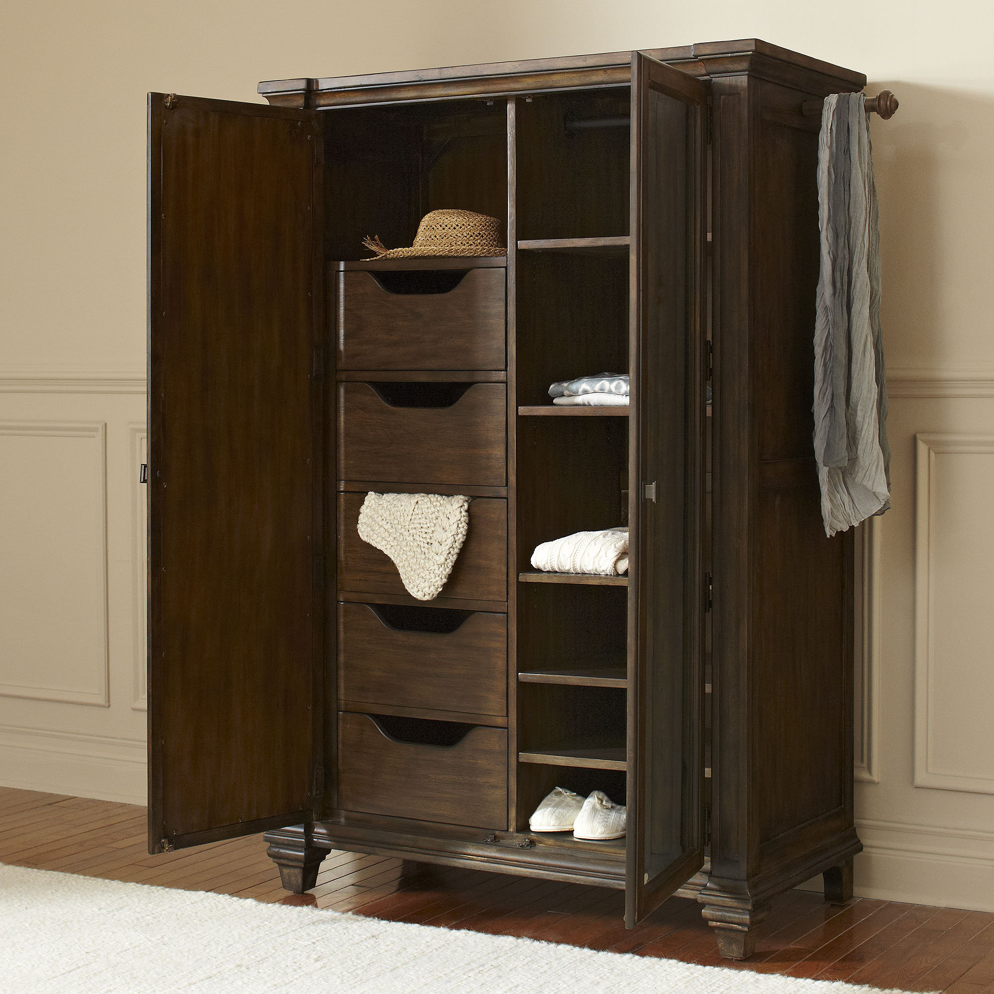 Birch Lane Saunders Armoire & Reviews Birch Lane