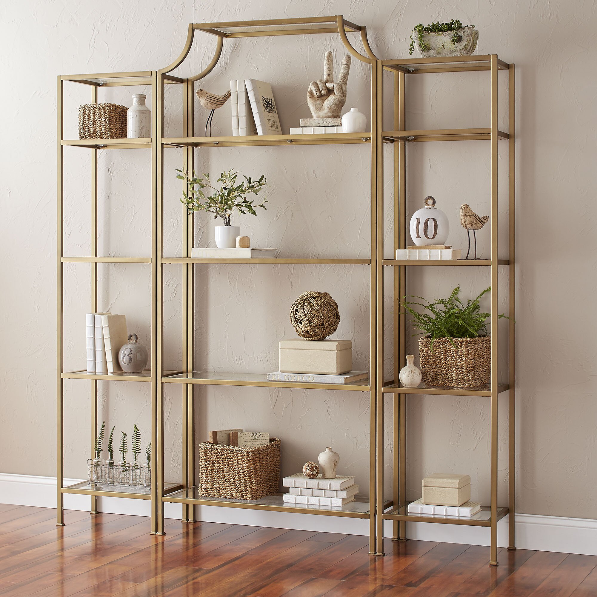 Birch Lane Buchanan 80" Etagere Bookcase & Reviews | Birch Lane