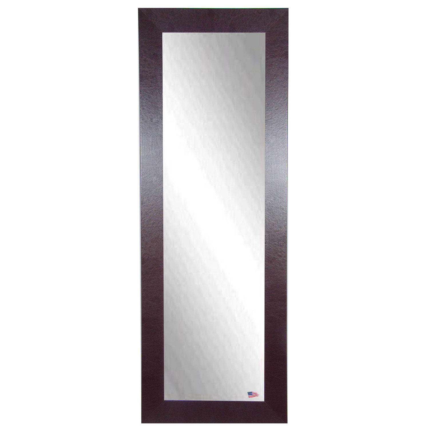 Rayne Mirrors Ava Brown Leather Full Length Body Mirror & Reviews Wayfair