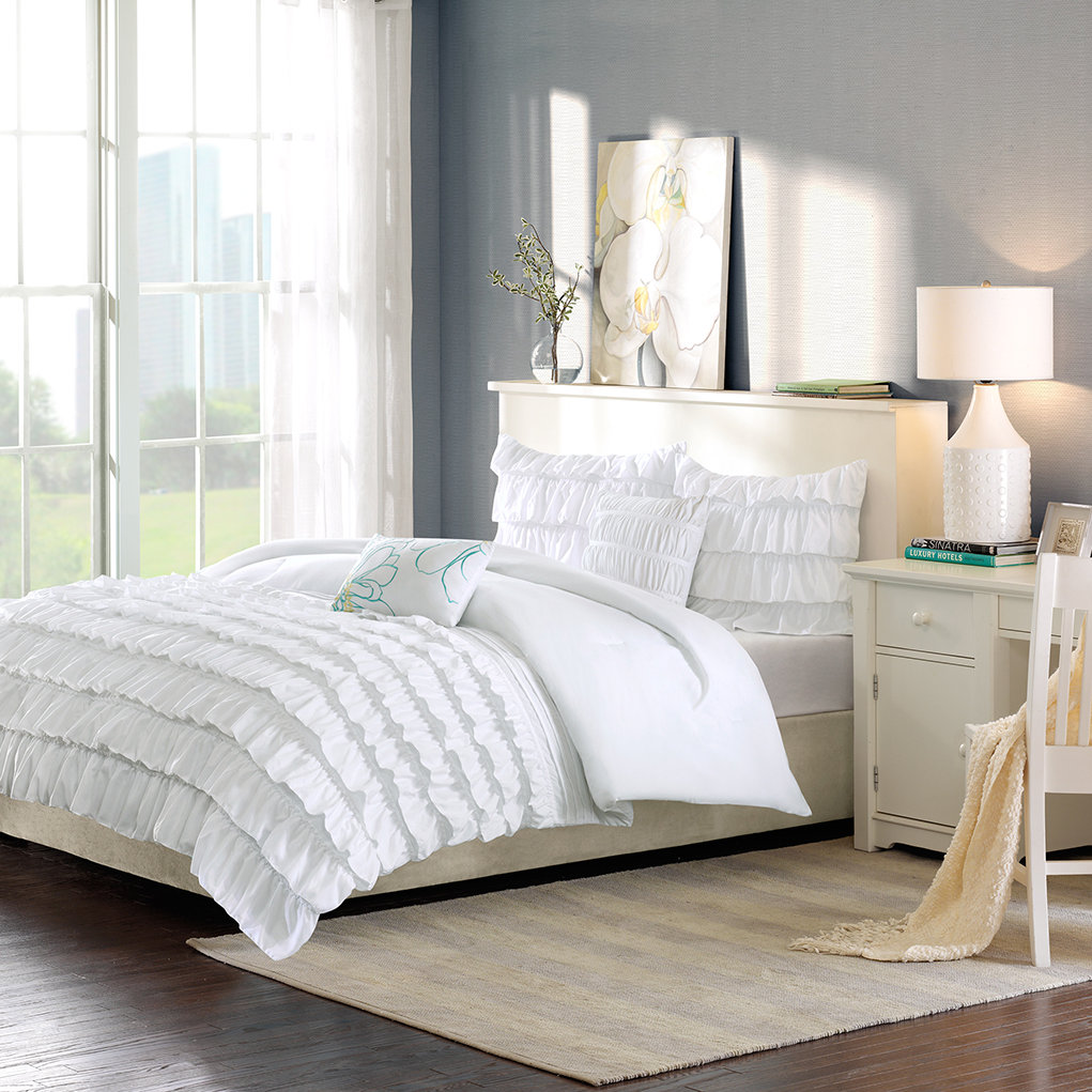 Intelligent Design Waterfall Comforter Set Reviews Wayfair Intelligent Design Waterfall Comforter Set