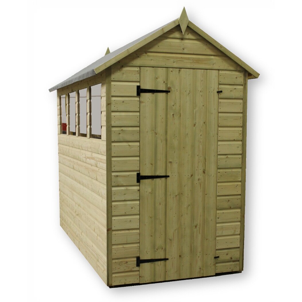 empire sheds ltd 4 x 10 wooden storage shed wayfair.co.uk