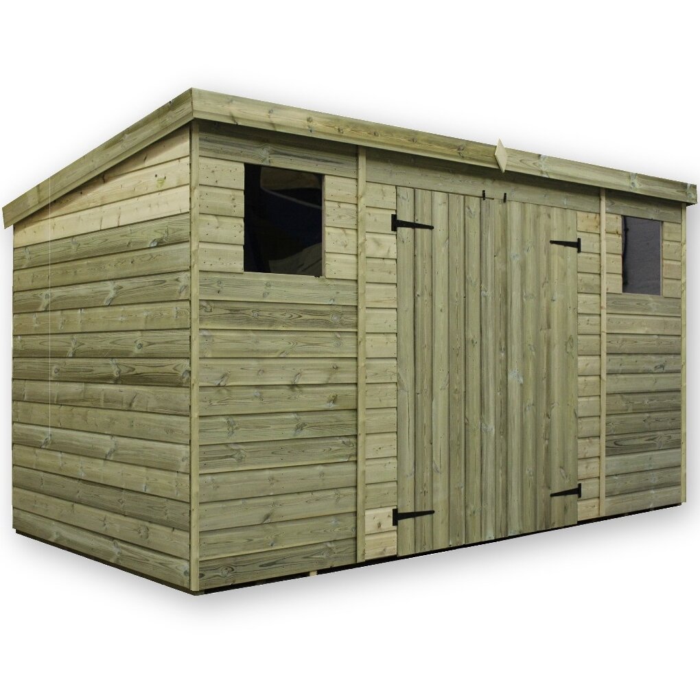 Empire Sheds Ltd 12 x 4 Wooden Lean-To Shed | Wayfair UK