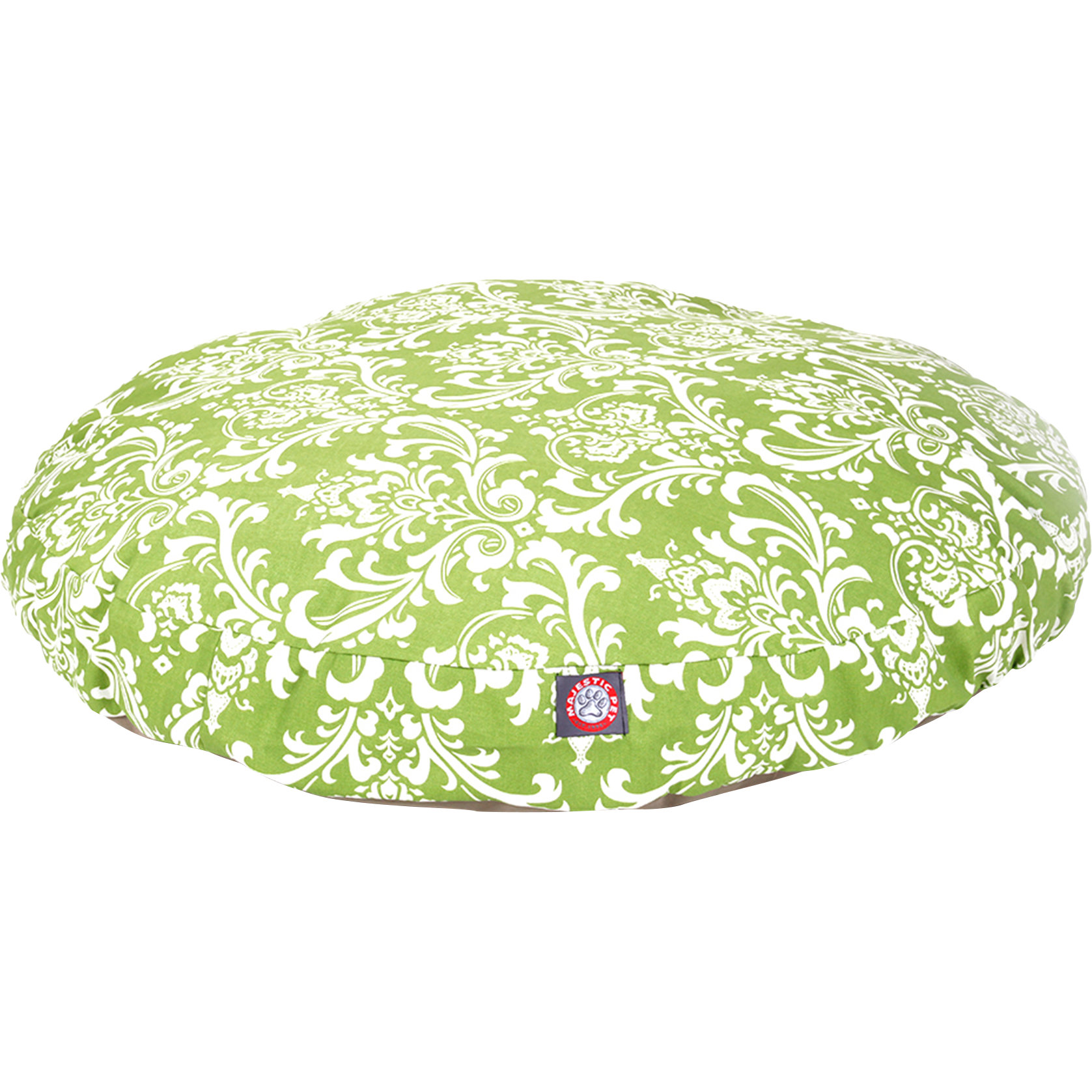 large round dog pillow