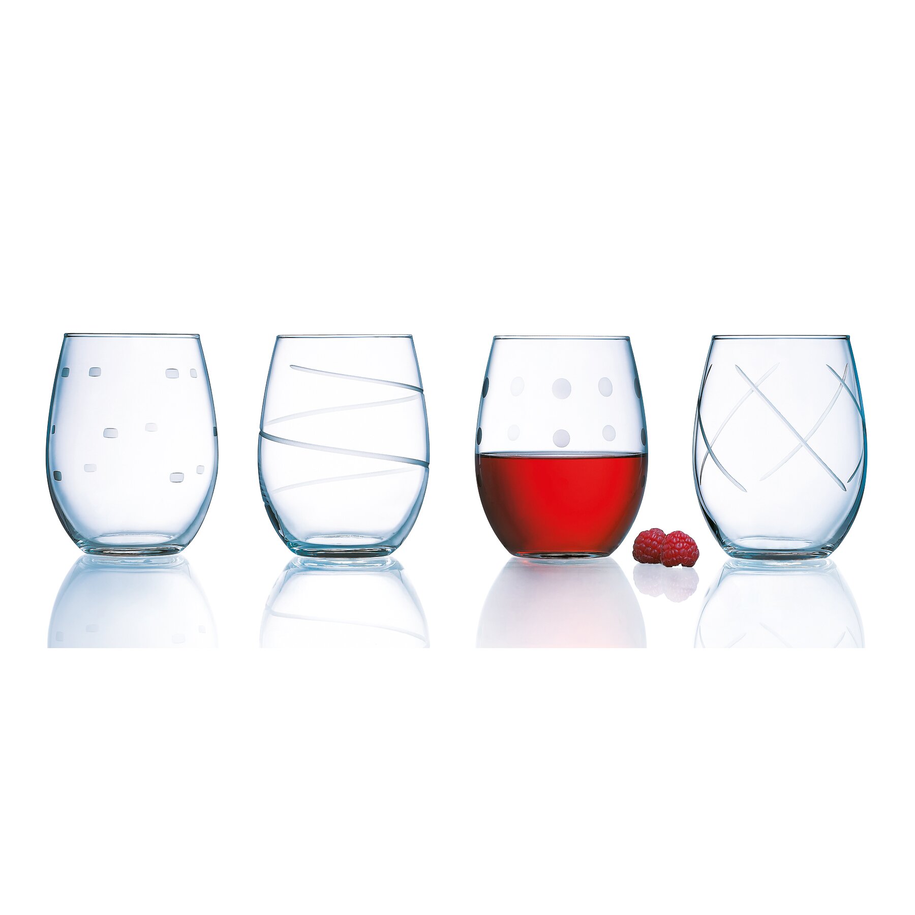 Luminarc Soho 21 Oz Stemless Wine Glass And Reviews Wayfair 0359