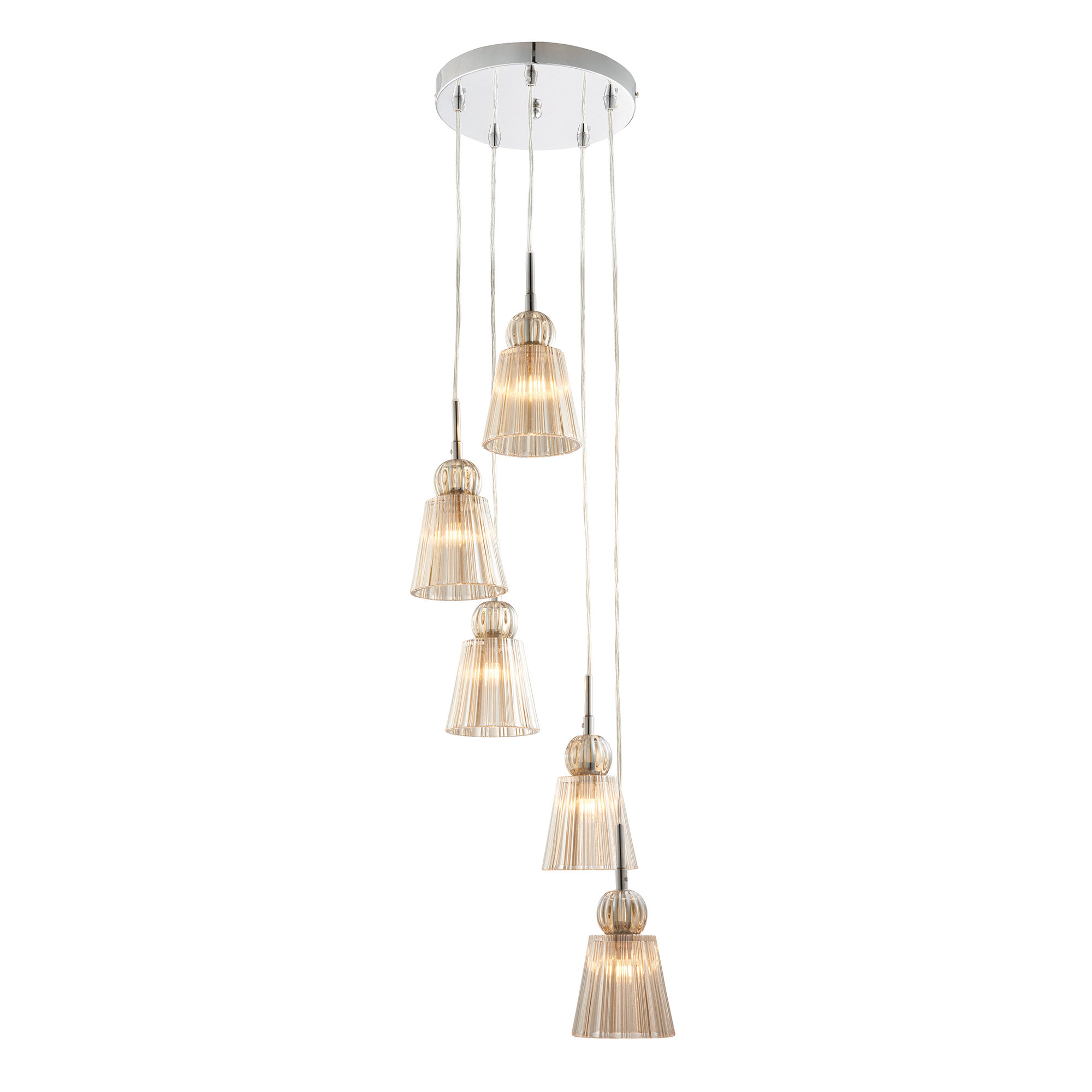 Endon Lighting 5 Light Cascade Pendant Wayfair.co.uk