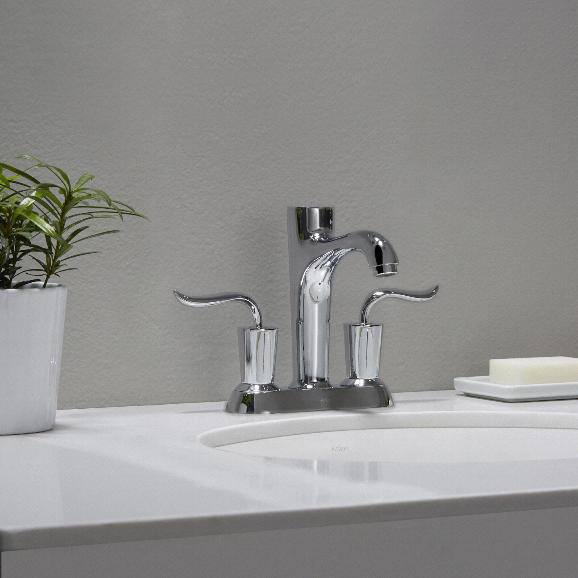 Kraus Coda Double Handle Centerset Bathroom Faucet & Reviews Wayfair