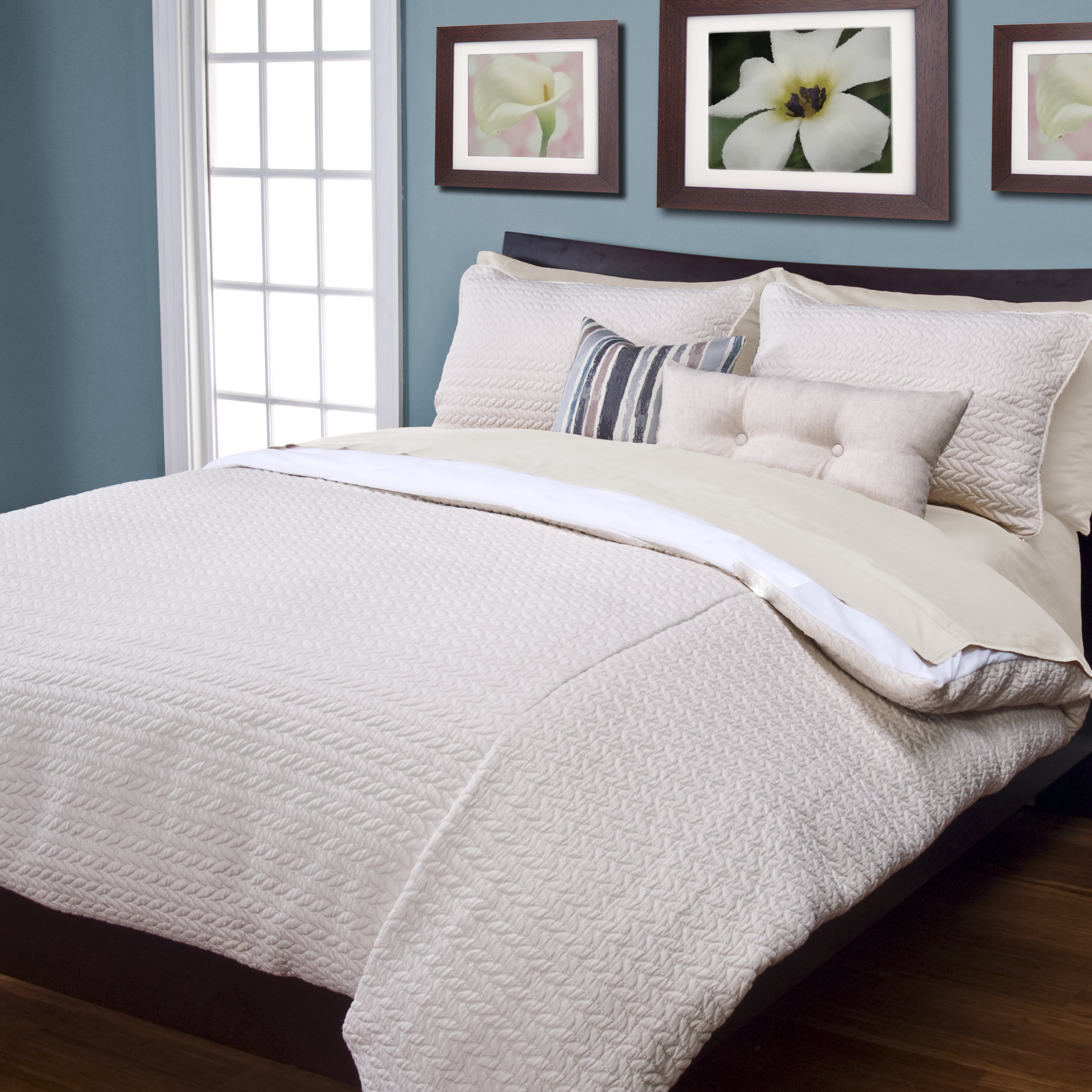 Siscovers Whitecap Duvet Cover Set Reviews Wayfair Siscovers Whitecap Duvet Cover Set