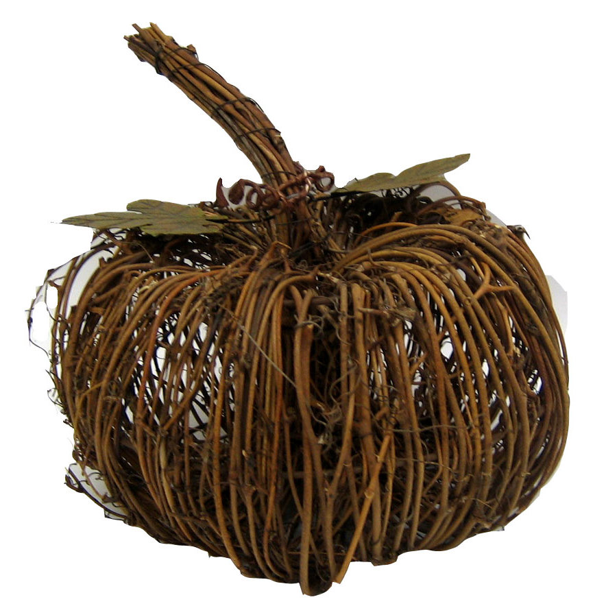 Craft Outlet Wicker Fall Pumpkin & Reviews Wayfair