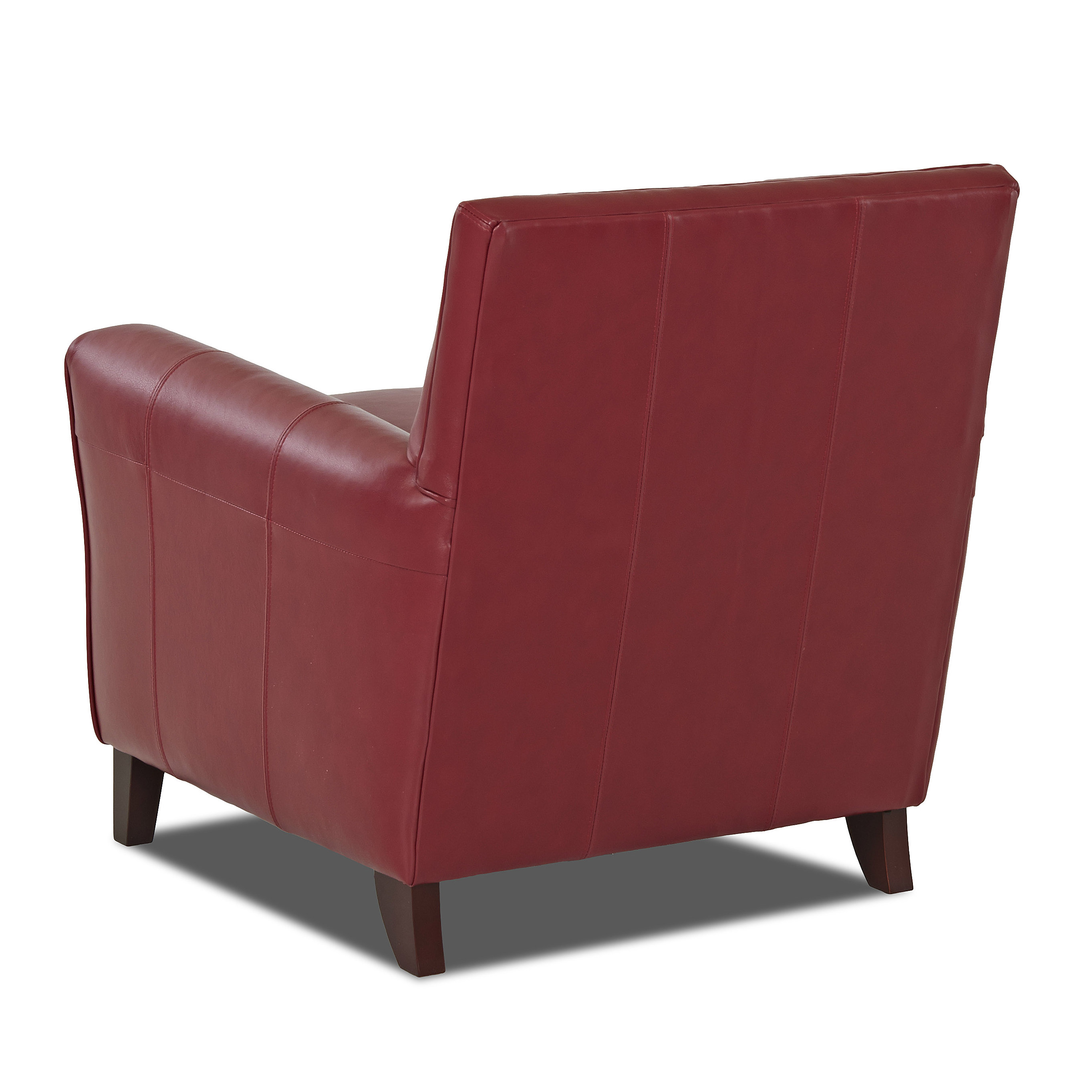 Wayfair Custom Upholstery Grayson Leather Arm Chair & Reviews Wayfair