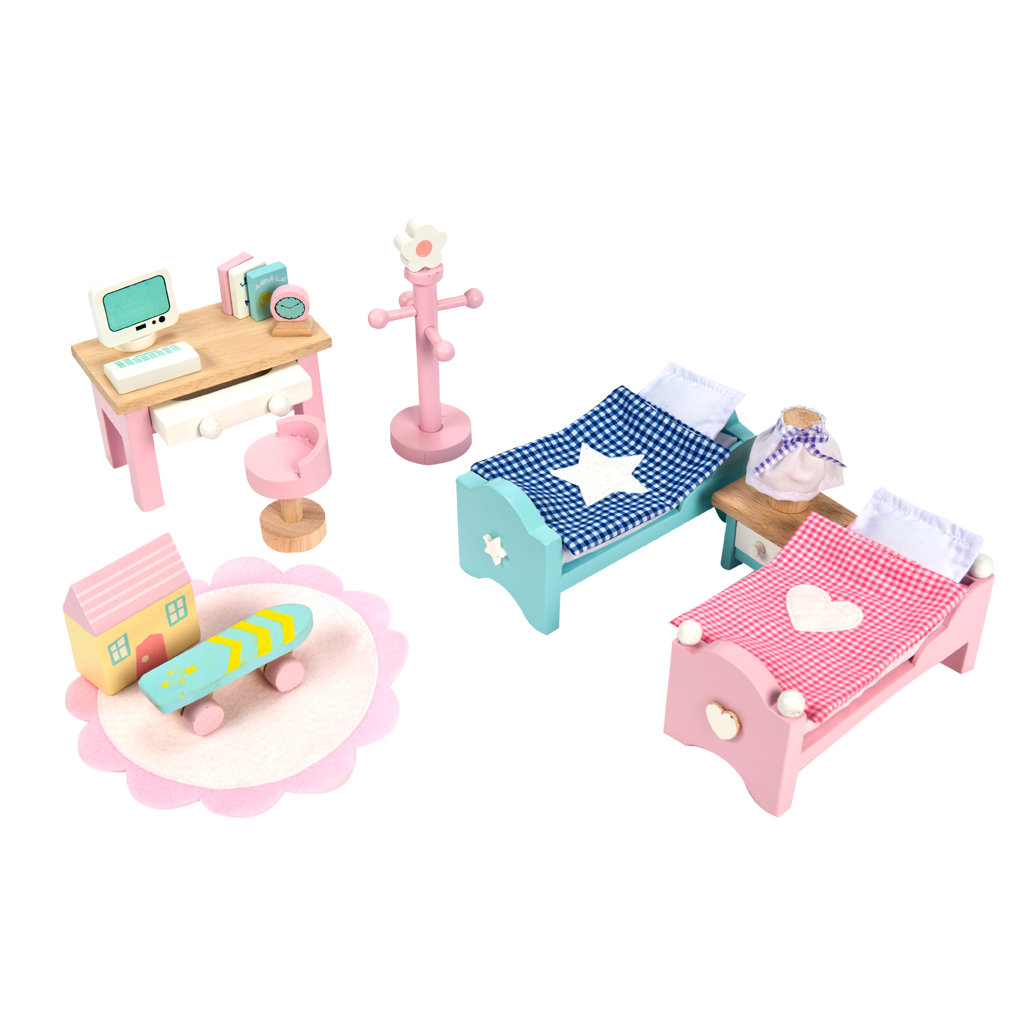 Le Toy Van Daisylane Dollhouse Children's Bedroom Set & Reviews Wayfair