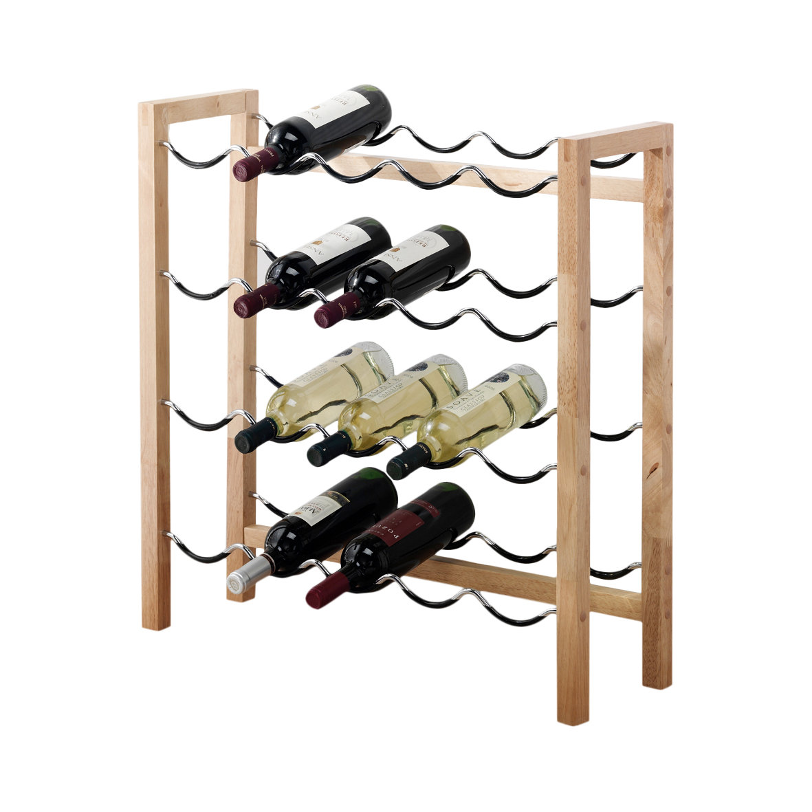 Zeller 20 Bottle Wine Rack & Reviews Wayfair.co.uk
