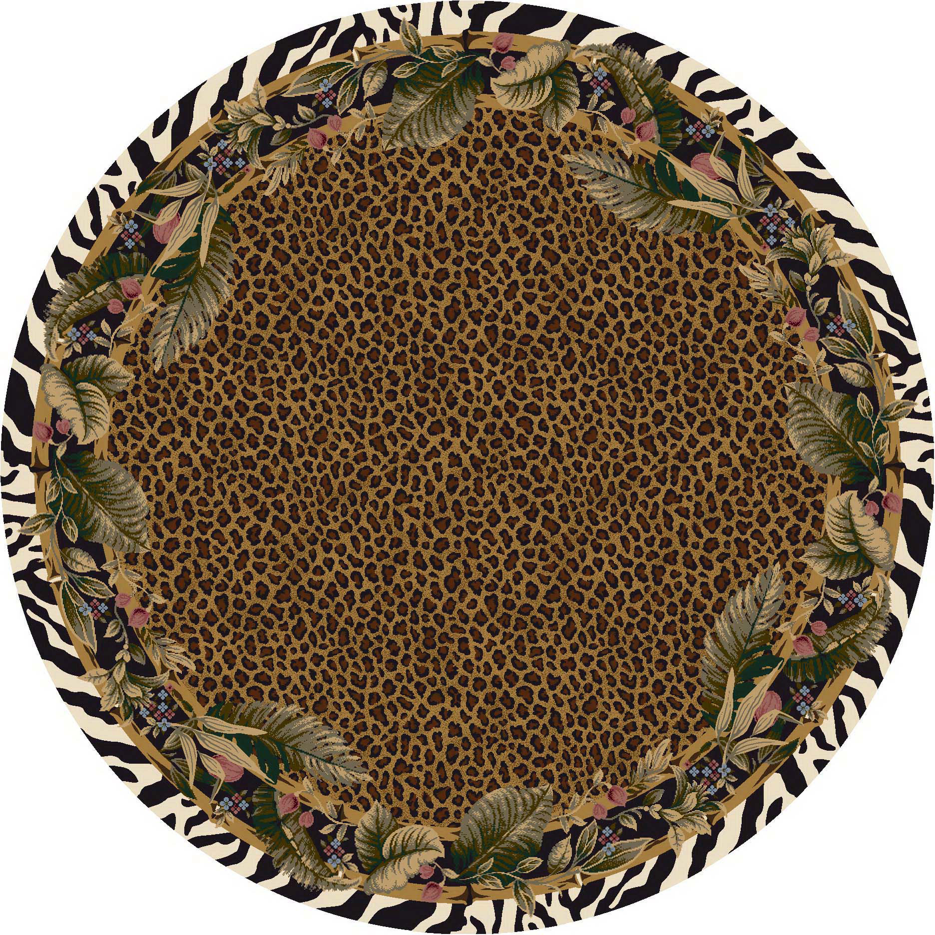 Milliken Signature Jungle Safari Skins Round Rug & Reviews Wayfair