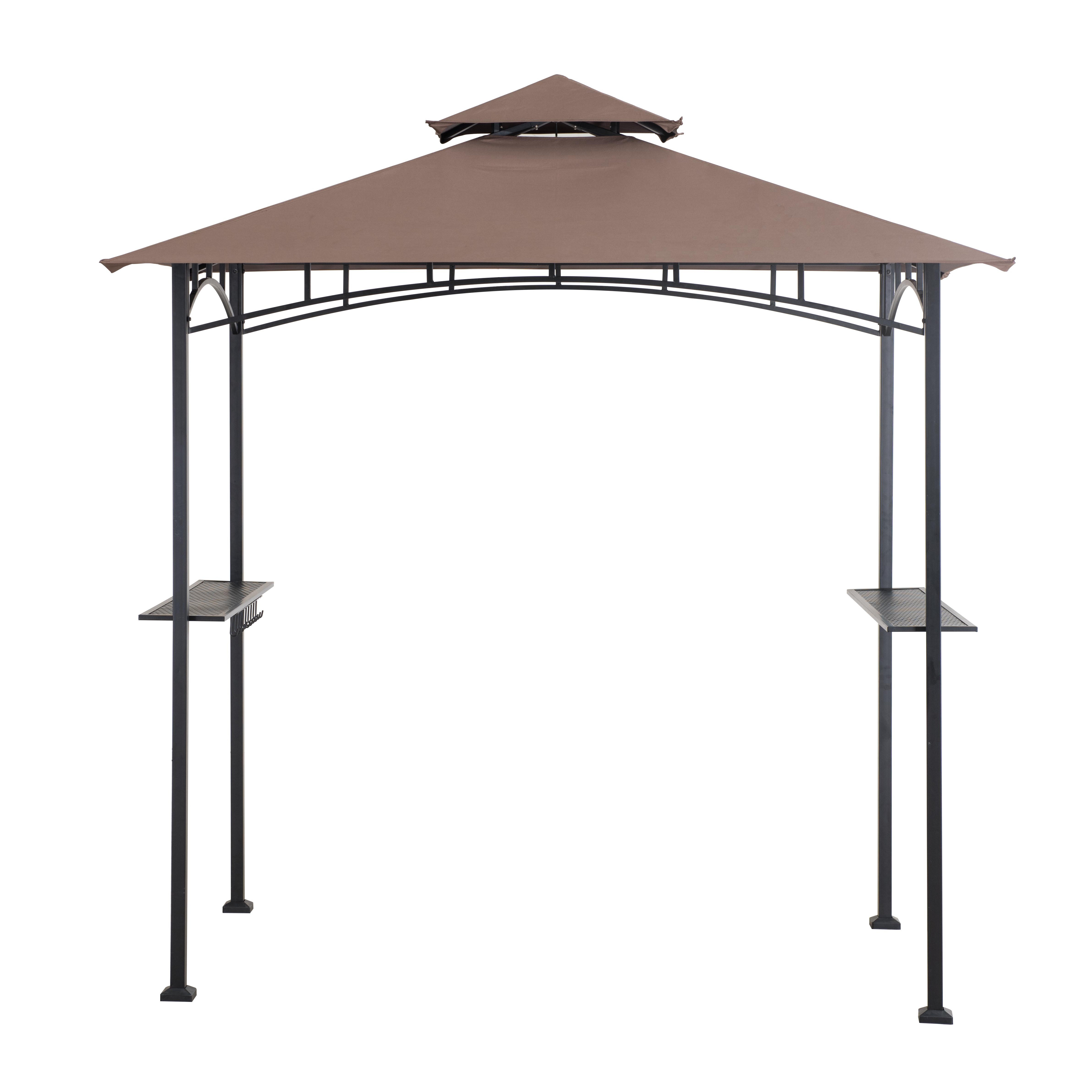 Sunjoy Meijer 5 Ft. W x 8 Ft. D Metal Grill Gazebo & Reviews Wayfair