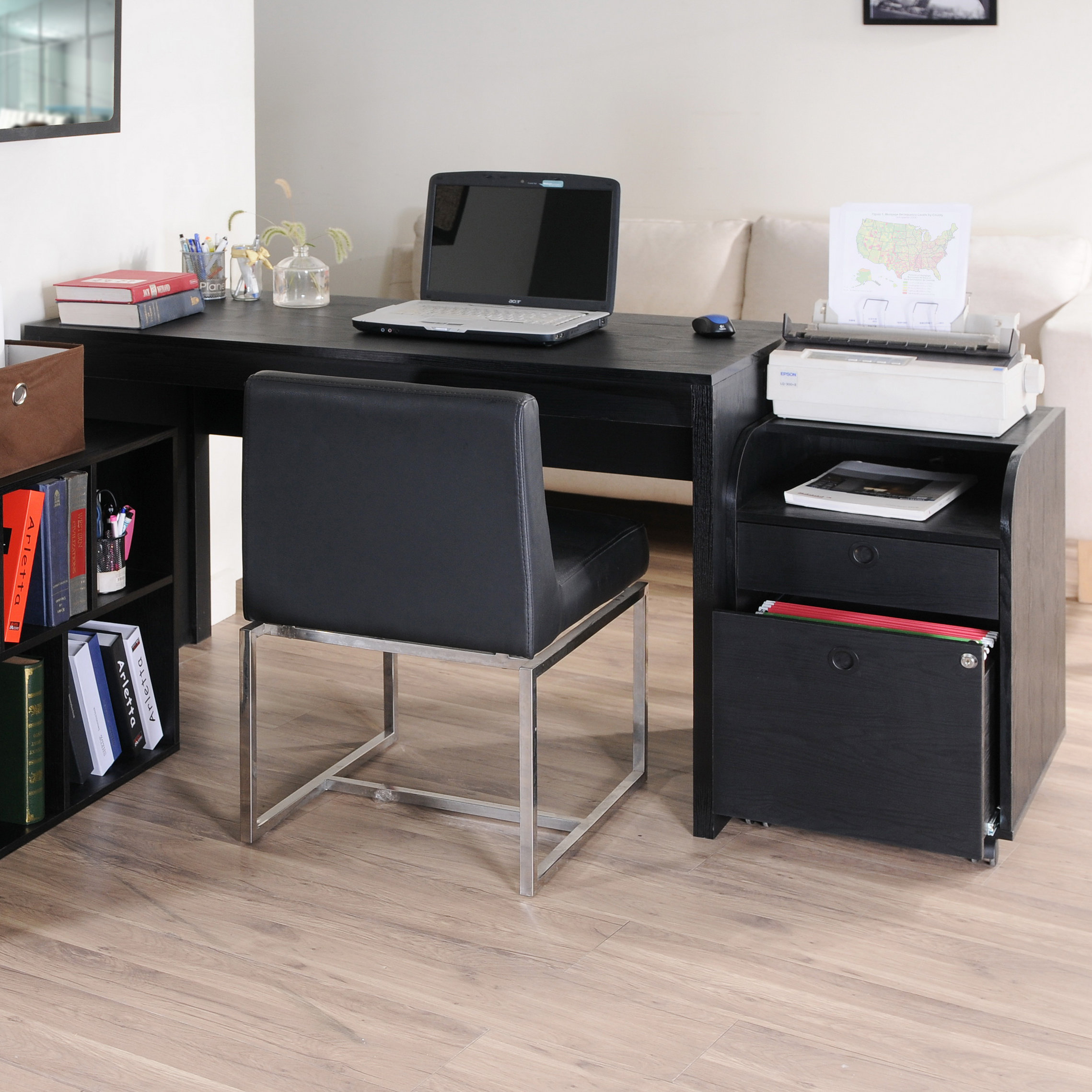 Zipcode™ Design Nancy 2 Piece Modular Computer Desk & Reviews Wayfair
