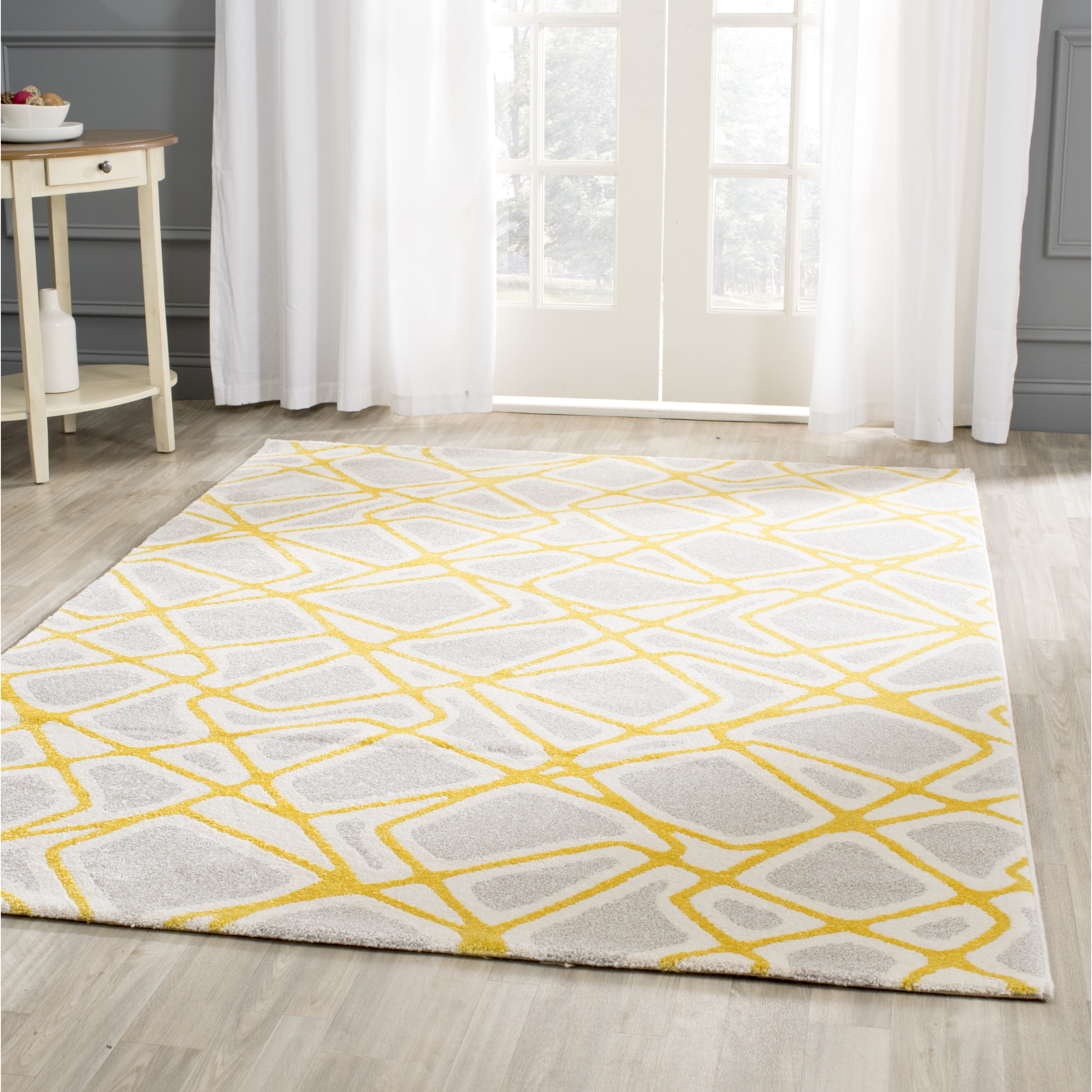 ZipcodeÃ¢Â„Â¢ Design Nanette Light Gray / Yellow Area Rug & Reviews ... - Zipcode™ Design Nanette Light Gray / Yellow Area Rug