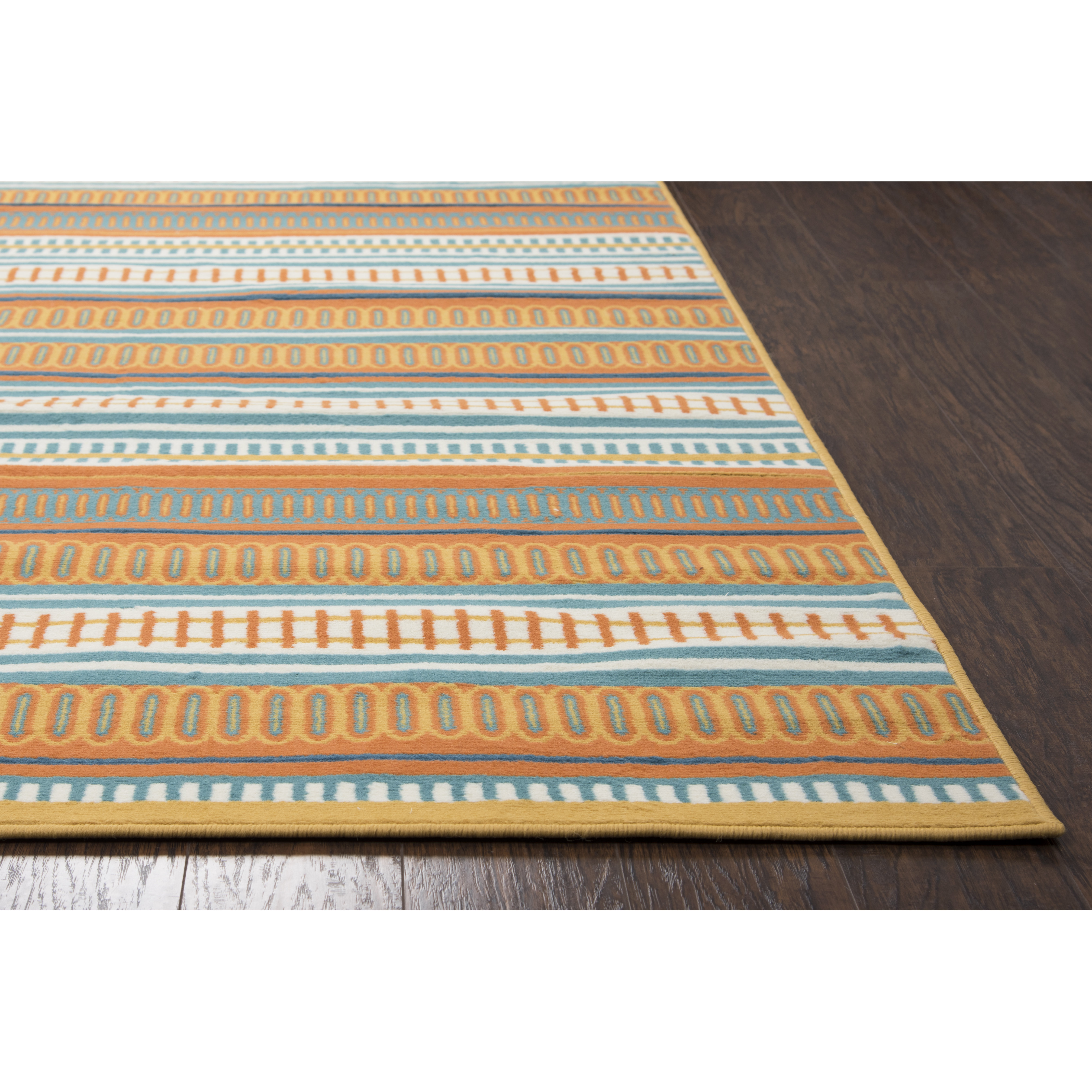 Glenville Orange & Blue Indoor/Outdoor Area Rug & Reviews Joss & Main