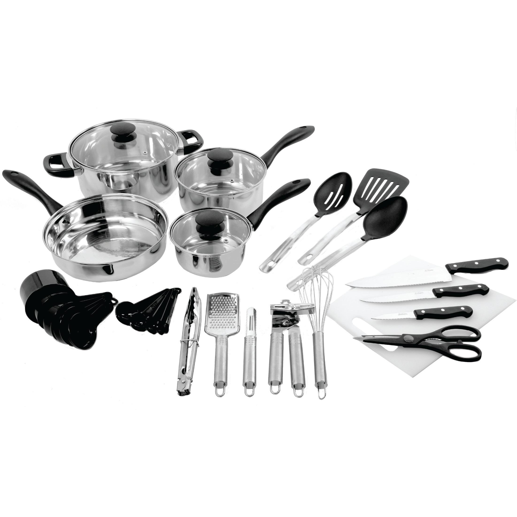 Gibson 30 Piece Stainless Steel Cookware Combo Set & Reviews Wayfair