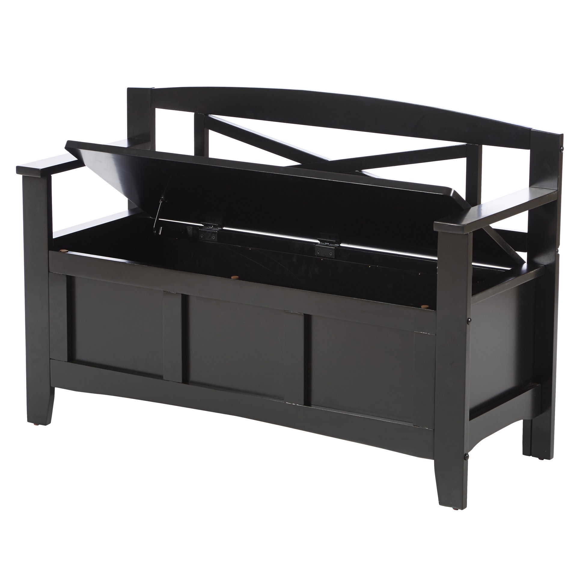 Andover Mills Mitchell Wood Storage Bench & Reviews Wayfair