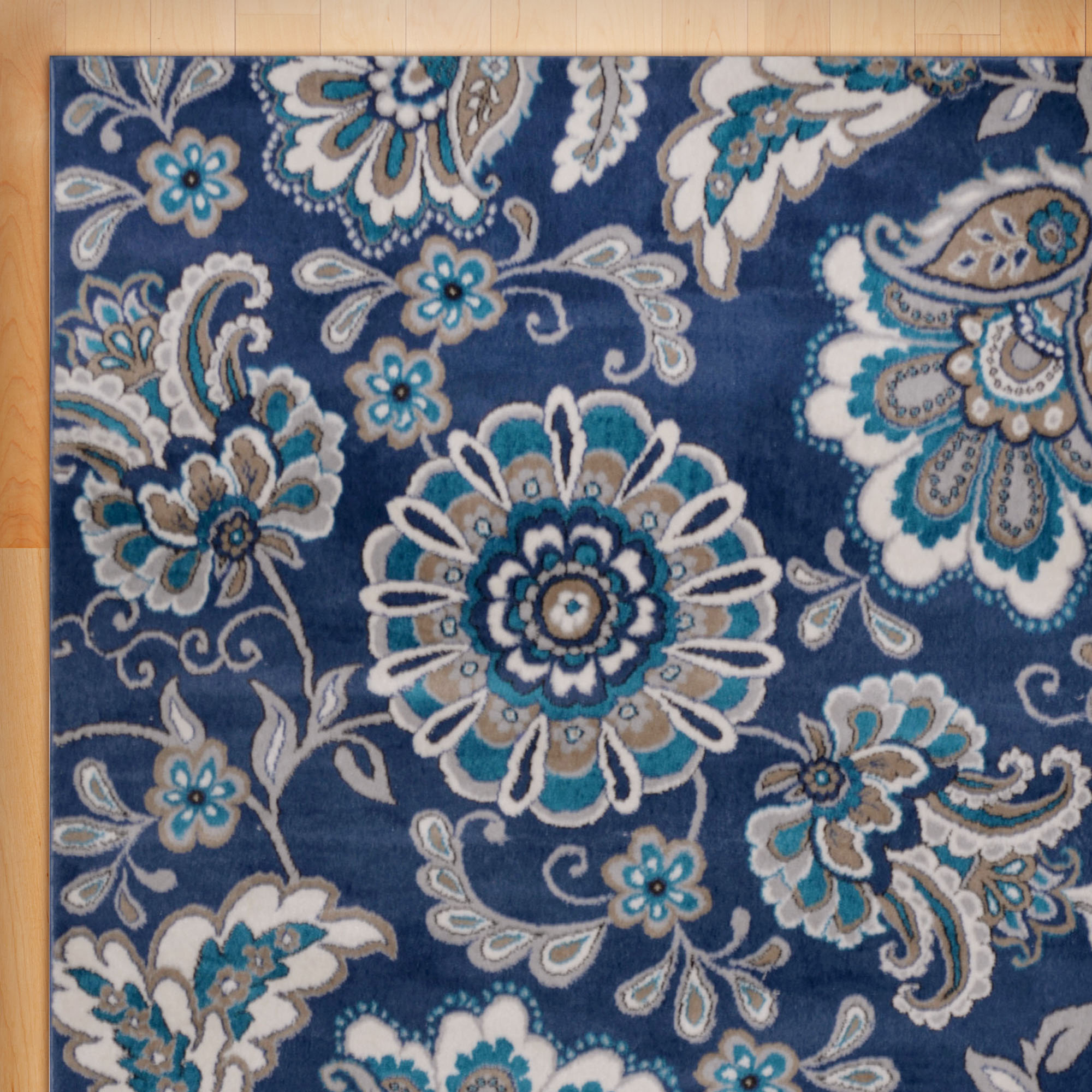 Andover Mills Tremont Navy Blue/Ivory Area Rug & Reviews Wayfair