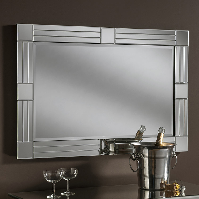 Yearn Mirrors Beveled Contemporary Wall Mirror & Reviews Wayfair.co.uk