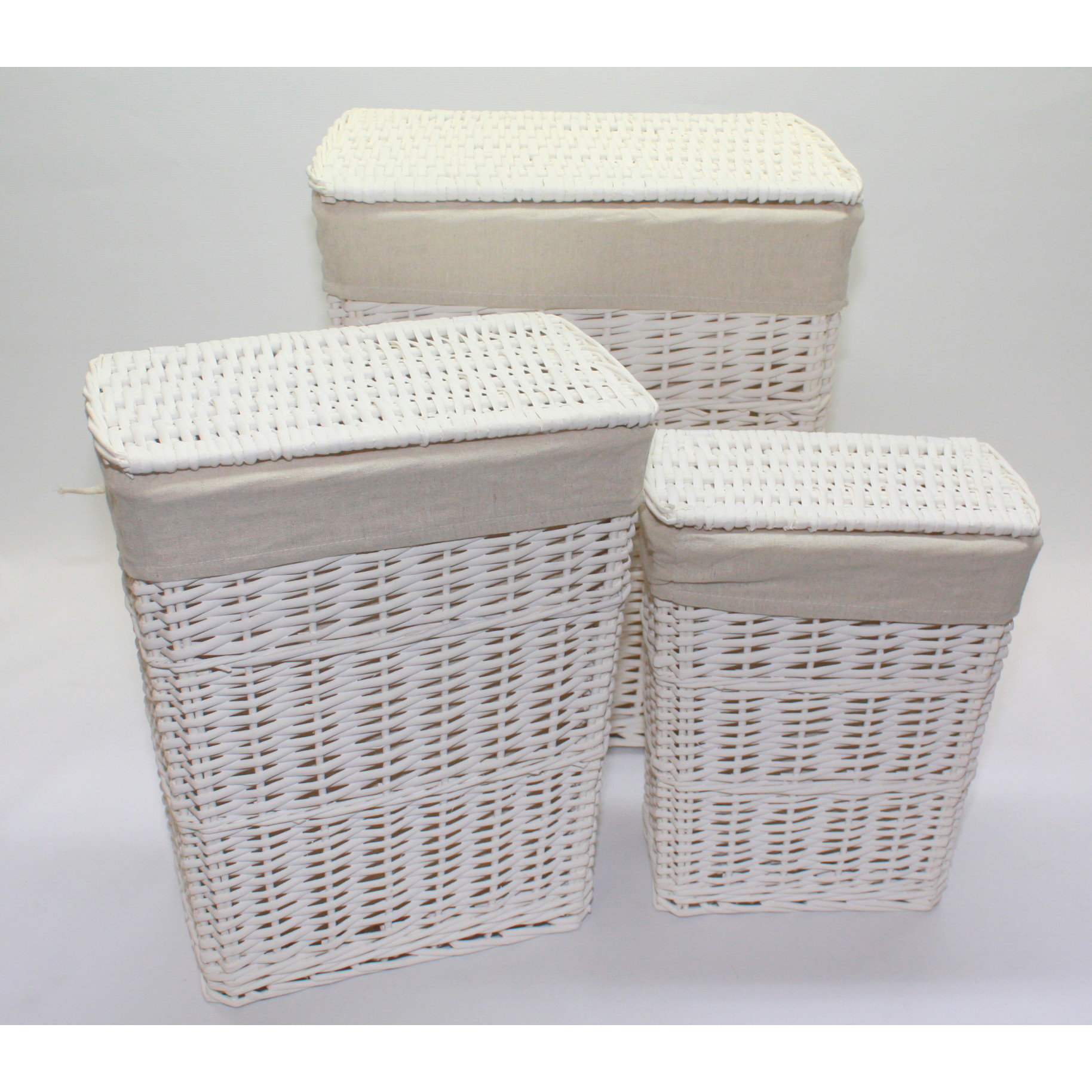 Wicker Valley Willow 3 Piece Laundry Basket Set & Reviews Wayfair.co.uk