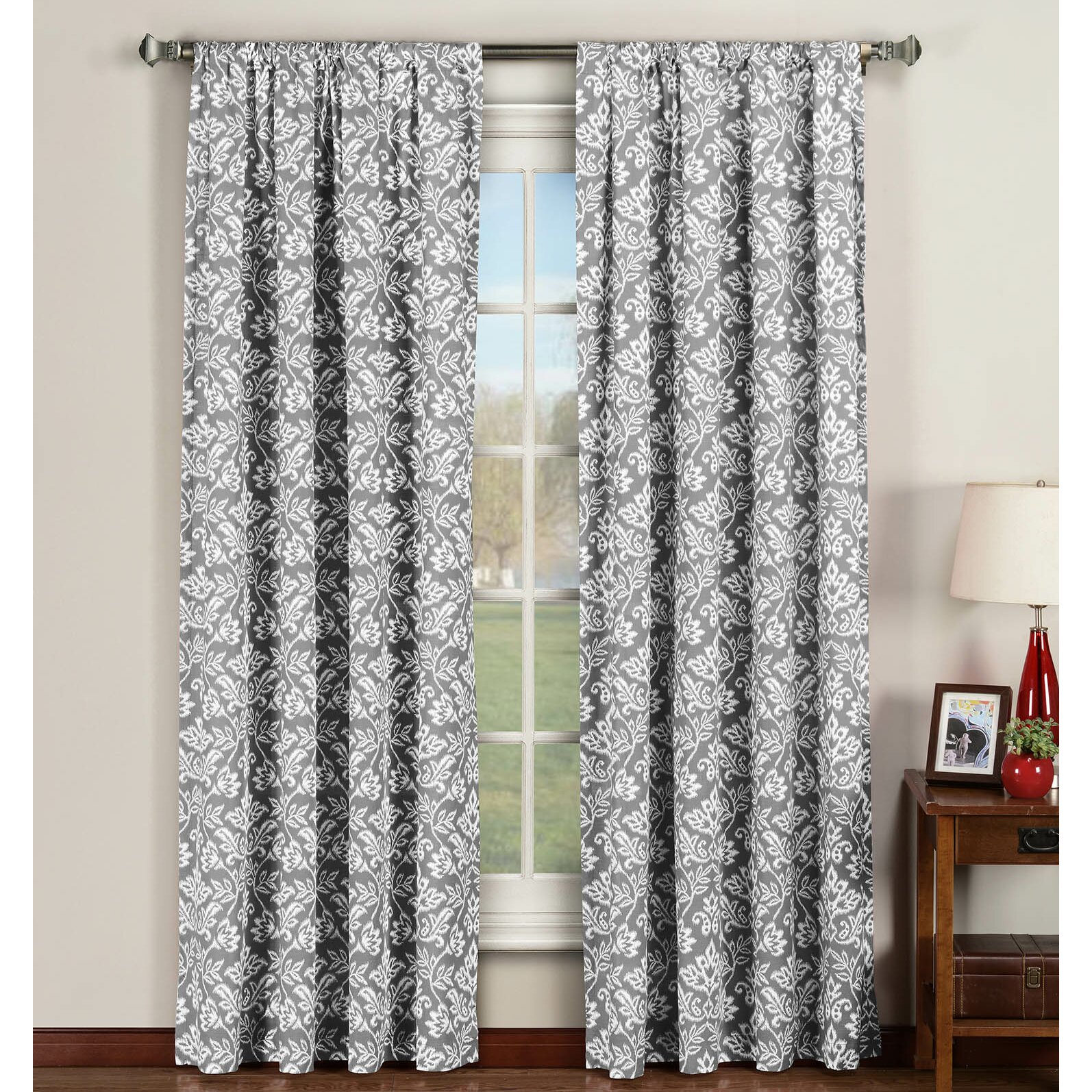 Window Elements Victoria Extra Wide Curtain Panels & Reviews | Wayfair - Window Elements Victoria Extra Wide Curtain Panels