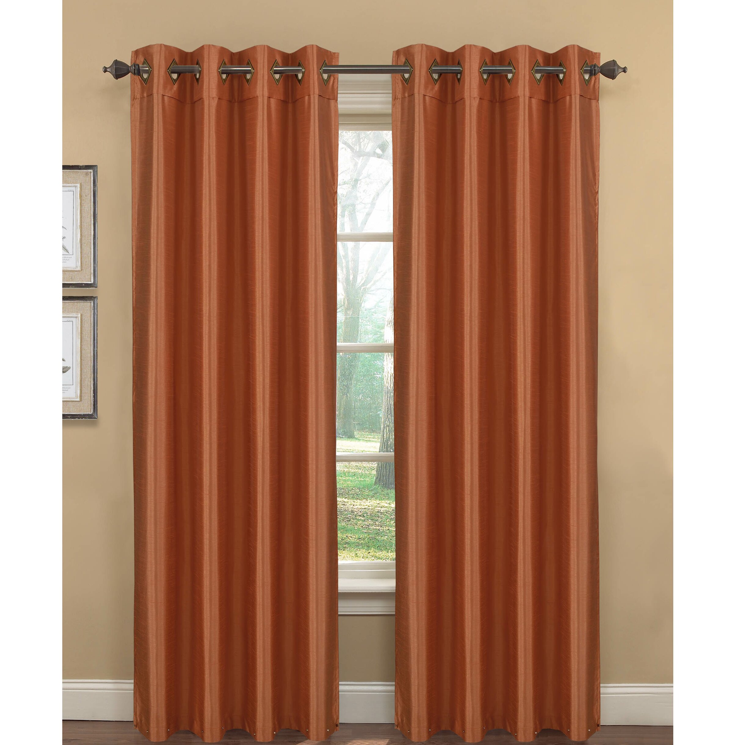 Window Elements Kim Extra Wide Grommet Curtain Panels & Reviews ... - Window Elements Kim Extra Wide Grommet Curtain Panels